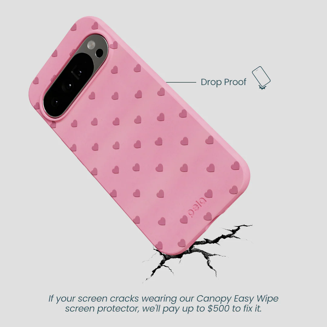 Bubblegum Pink Hearts Google Pixel 10 Pro XL Case - Image 4