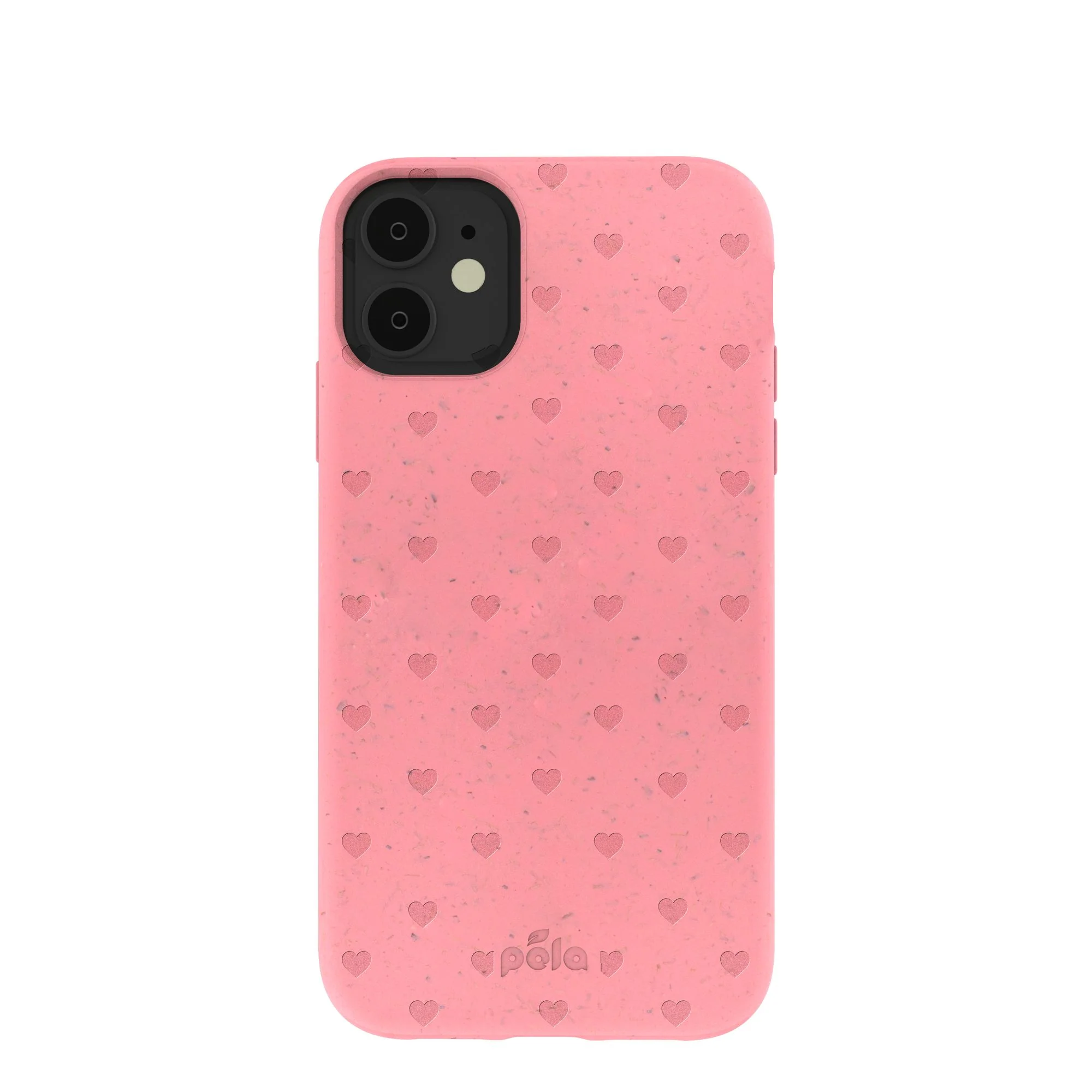 Bubblegum Pink Hearts iPhone 11 Case