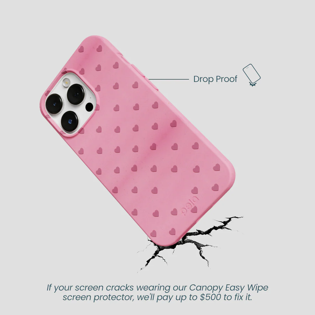 Bubblegum Pink Hearts iPhone 13 Pro Case - Image 5