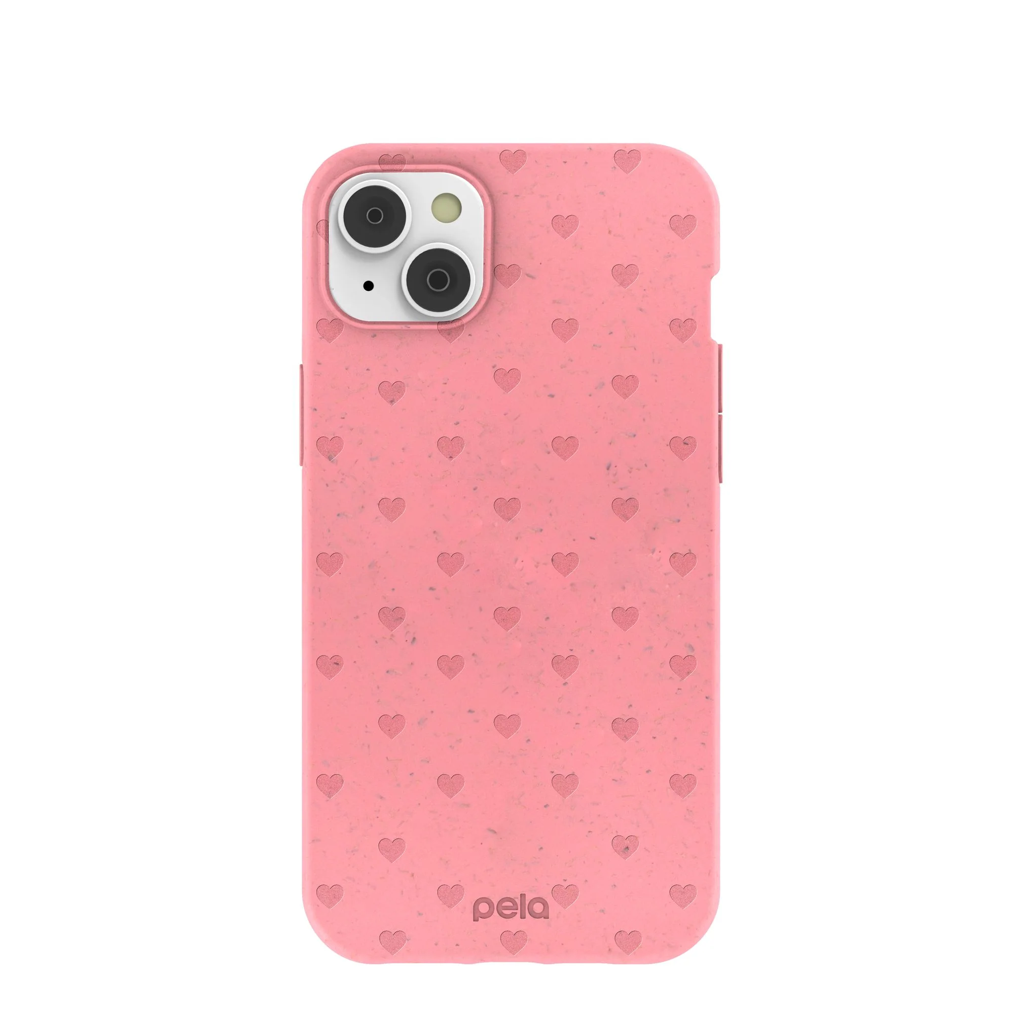 Bubblegum Pink Hearts iPhone 14 Plus Case