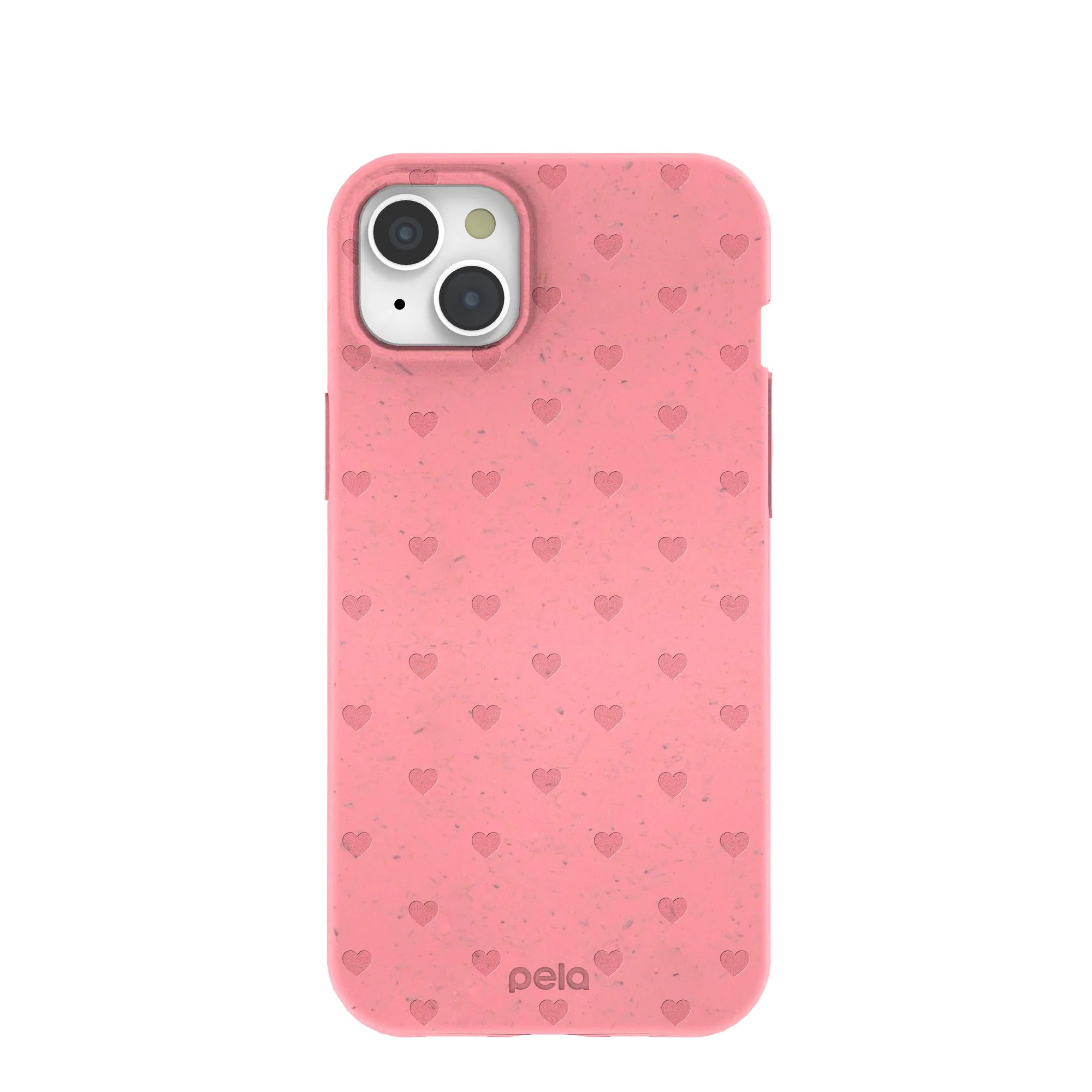 Bubblegum Pink Hearts iPhone 15 Plus Case