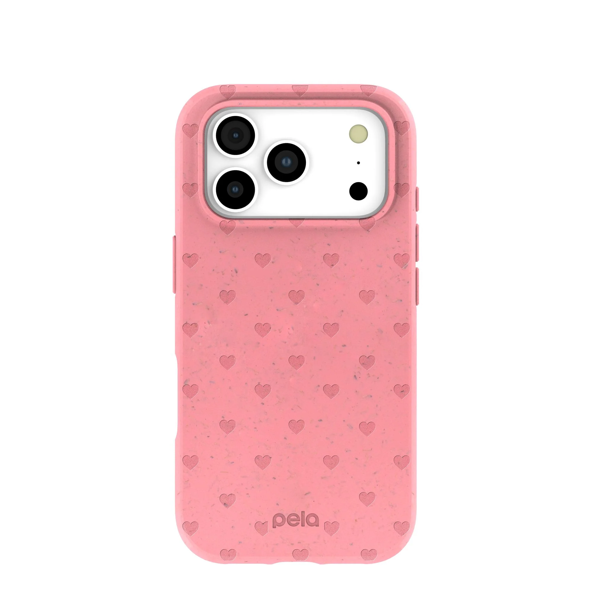 Bubblegum Pink Hearts iPhone 17 Pro Case