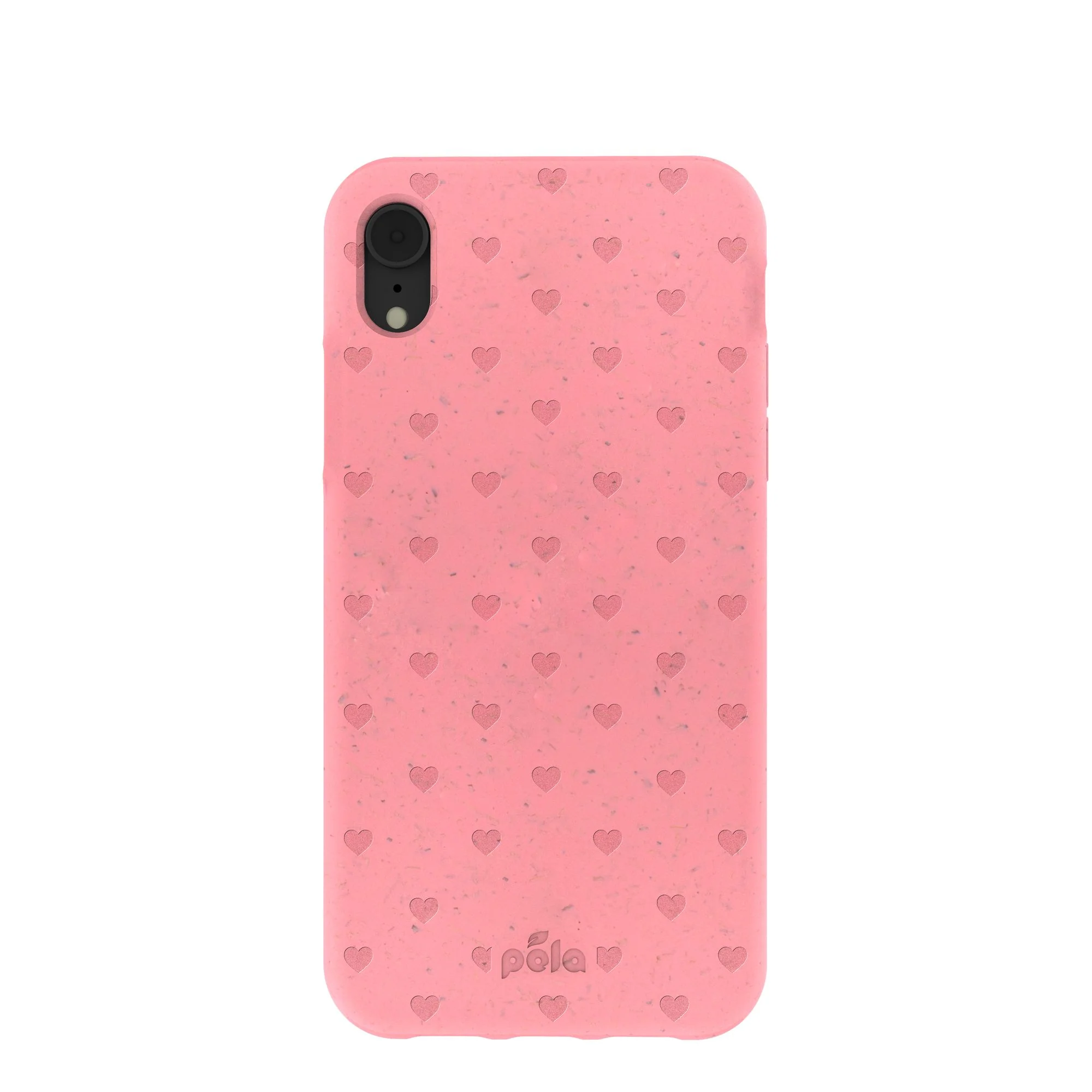 Bubblegum Pink Hearts iPhone XR Case
