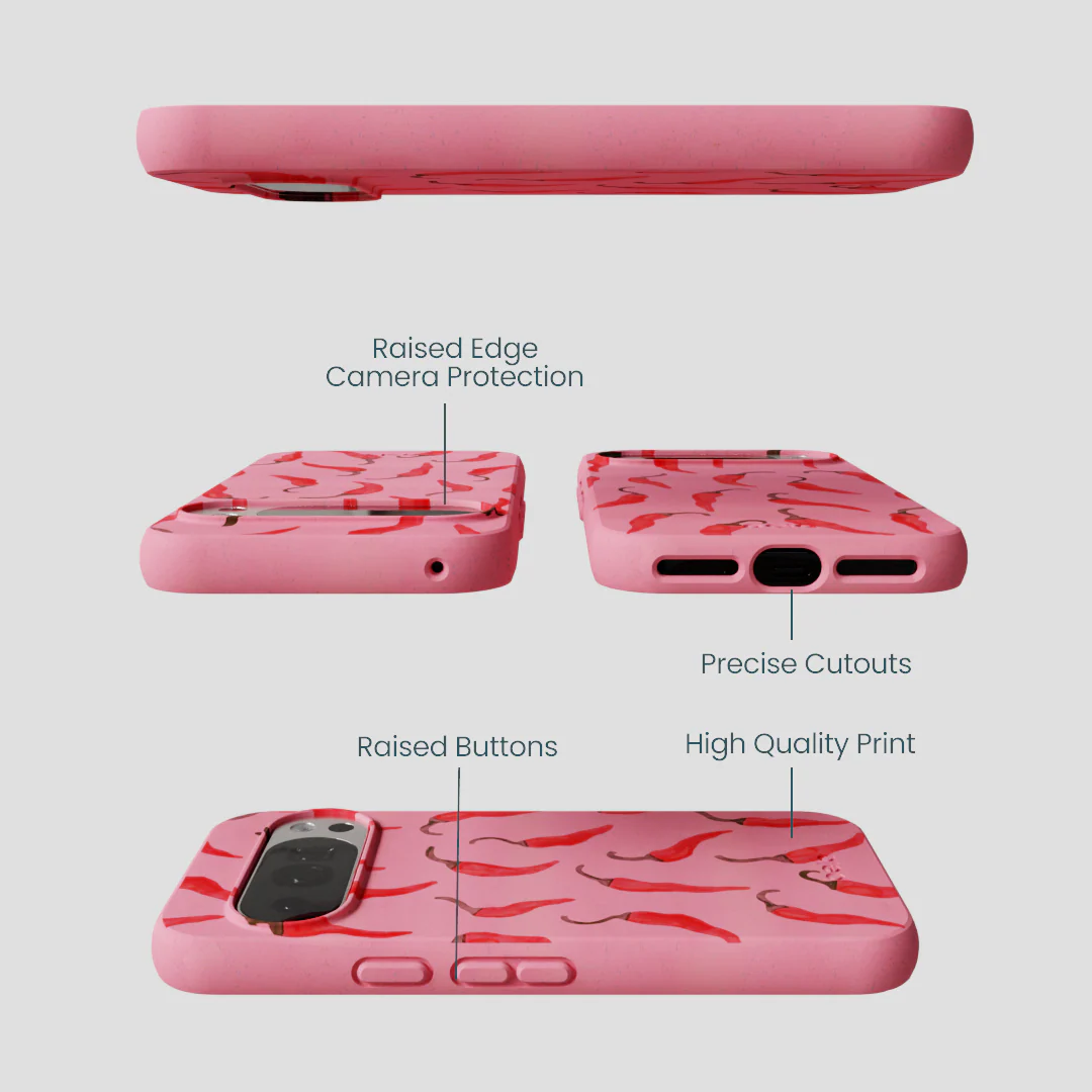 Bubblegum Pink Heatwave Google Pixel 10/10 Pro Case - Image 3