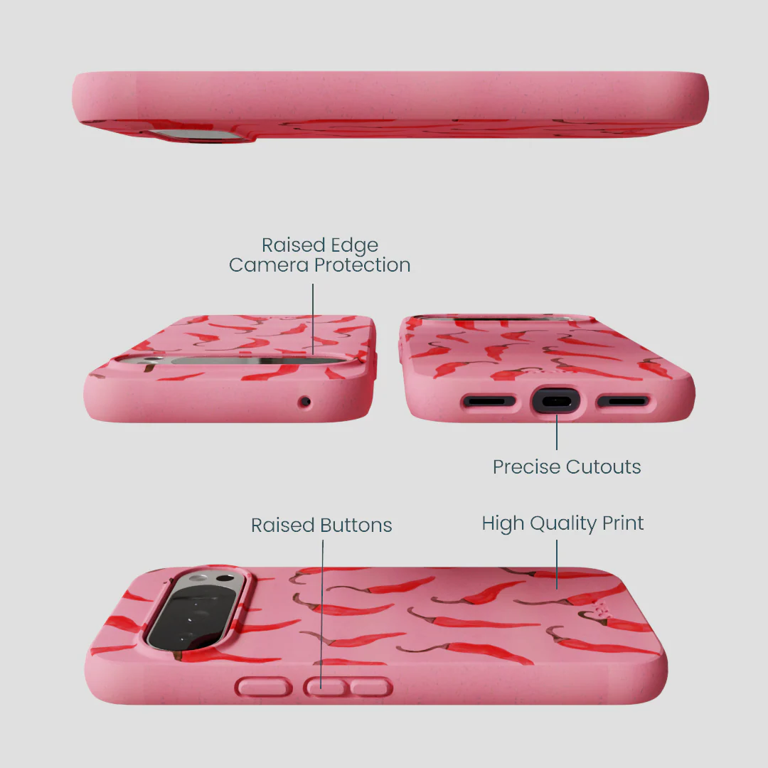 Bubblegum Pink Heatwave Google Pixel 10 Pro XL Case - Image 3