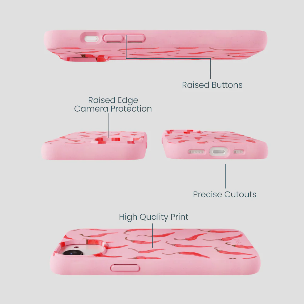 Bubblegum Pink Heatwave iPhone 16e/17e Case - Image 3