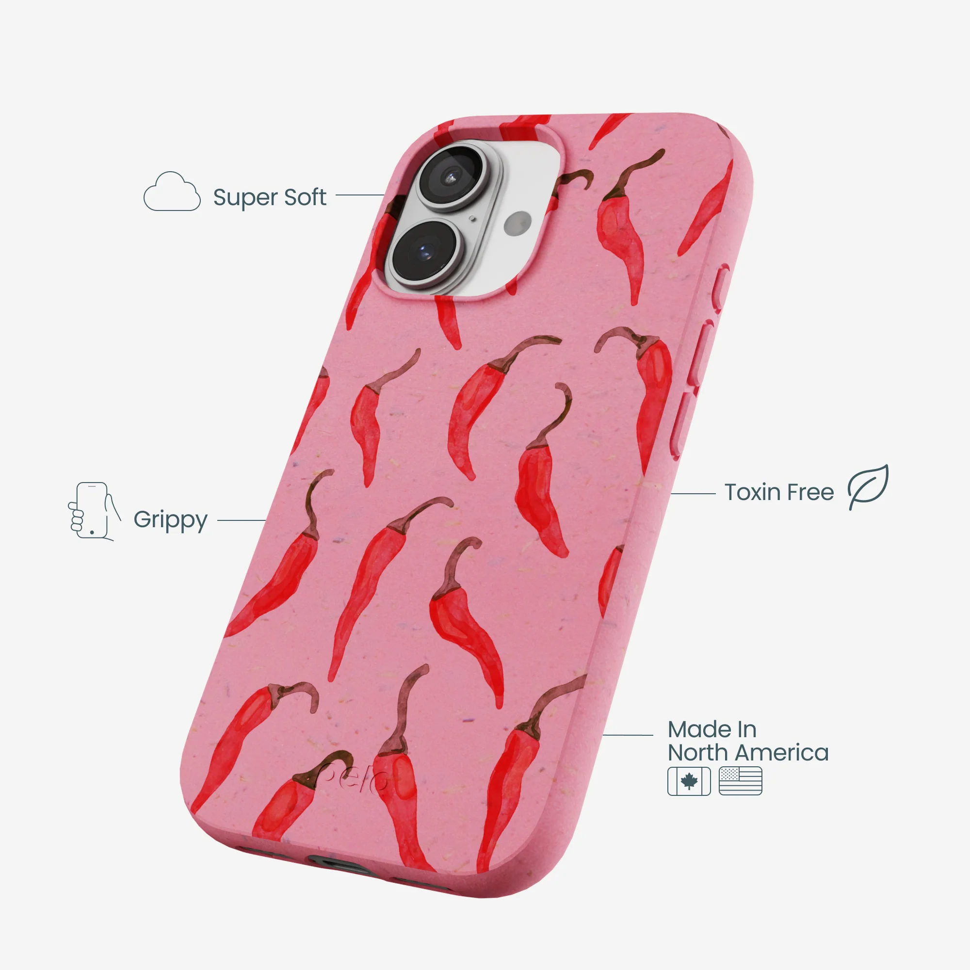 Bubblegum Pink Heatwave iPhone 17 Case - Image 4