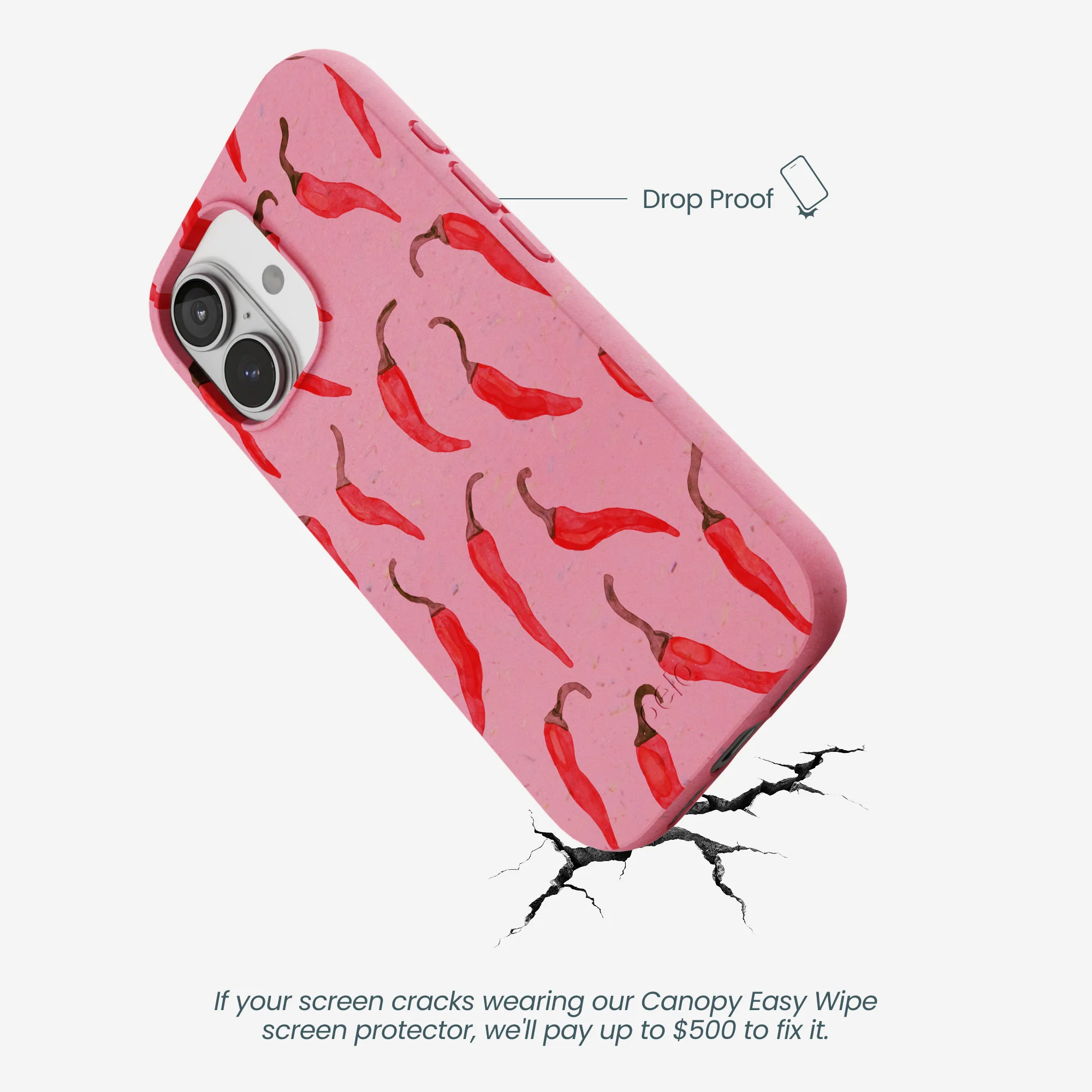 Bubblegum Pink Heatwave iPhone 17 Case - Image 5