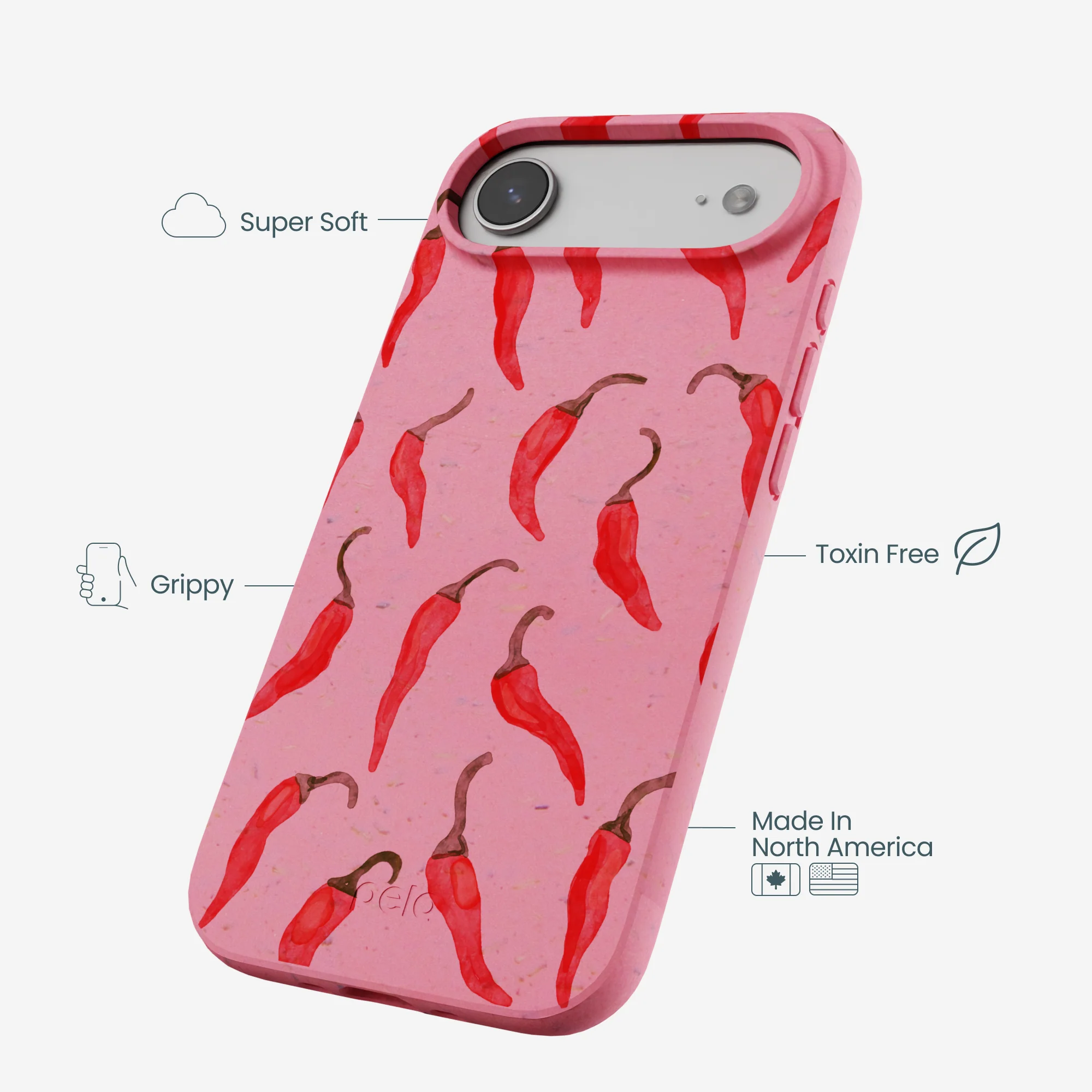 Bubblegum Pink Heatwave iPhone Air Case - Image 4