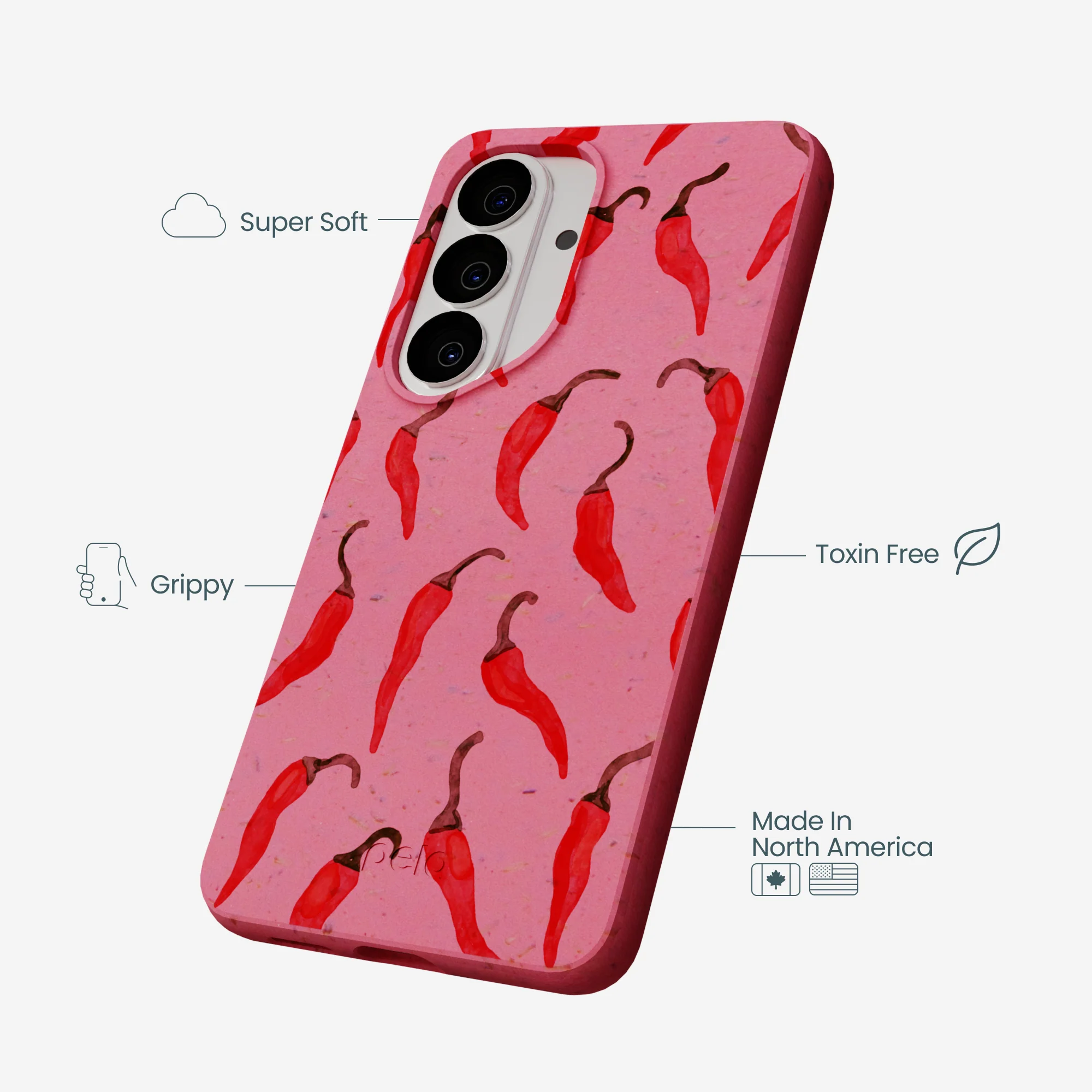 Bubblegum Pink Heatwave Samsung Galaxy S26 Case - Image 4