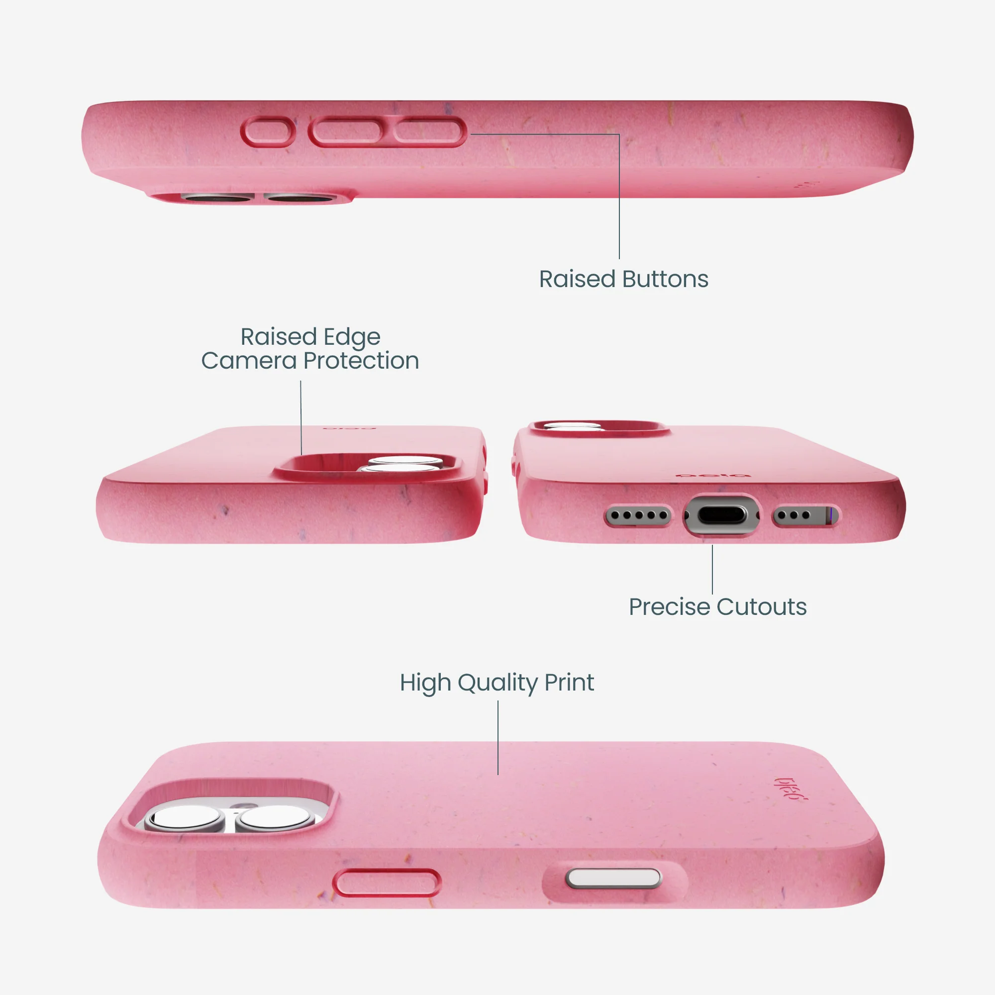Bubblegum Pink iPhone 17 Case - Image 3