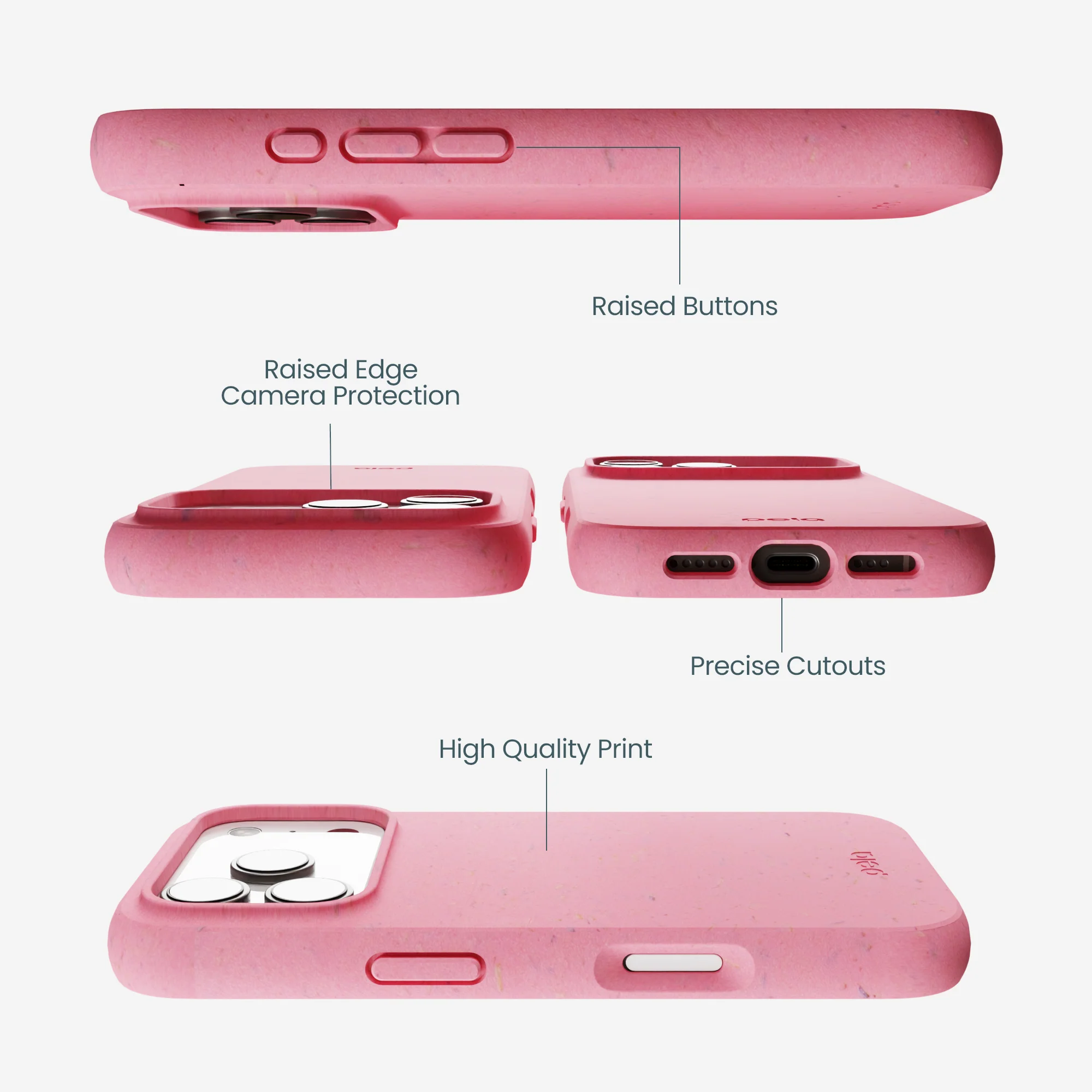 Bubblegum Pink iPhone 17 Pro Case - Image 3