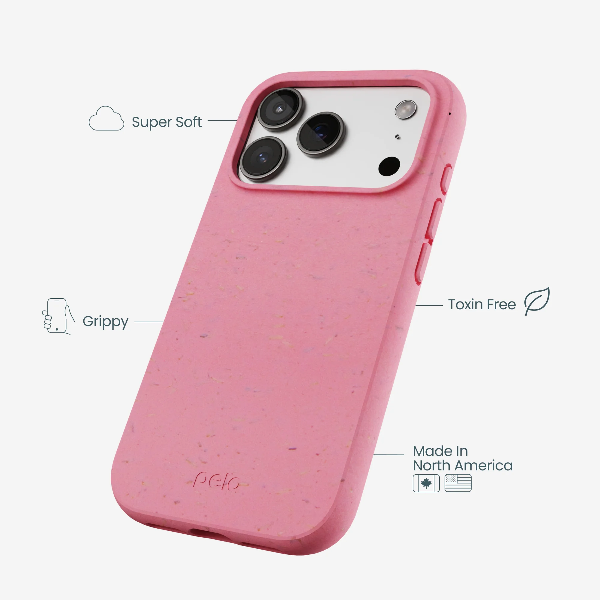Bubblegum Pink iPhone 17 Pro Case - Image 4