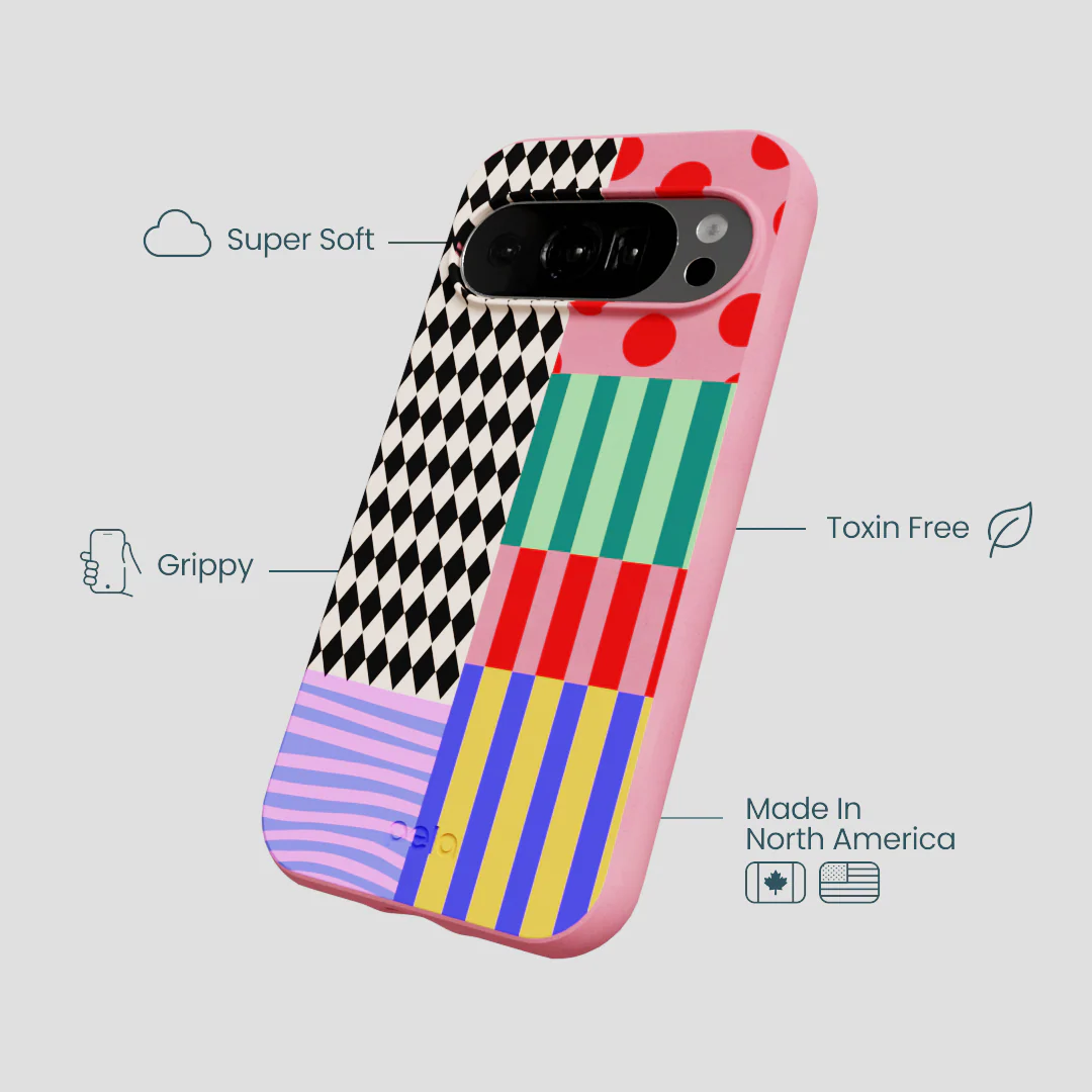 Bubblegum Pink Juggling Colors Google Pixel 10/10 Pro Case - Image 4