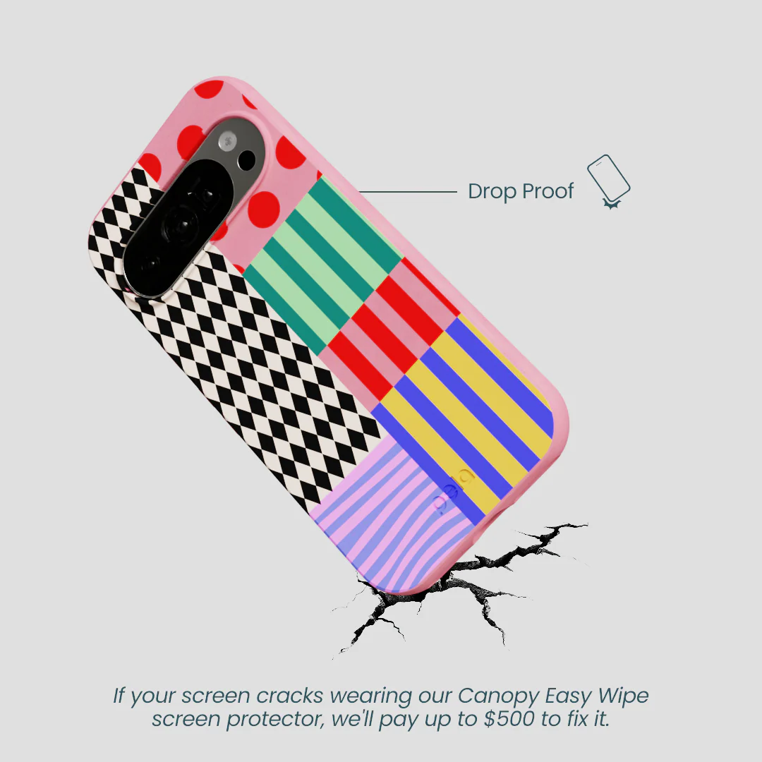Bubblegum Pink Juggling Colors Google Pixel 10/10 Pro Case - Image 5