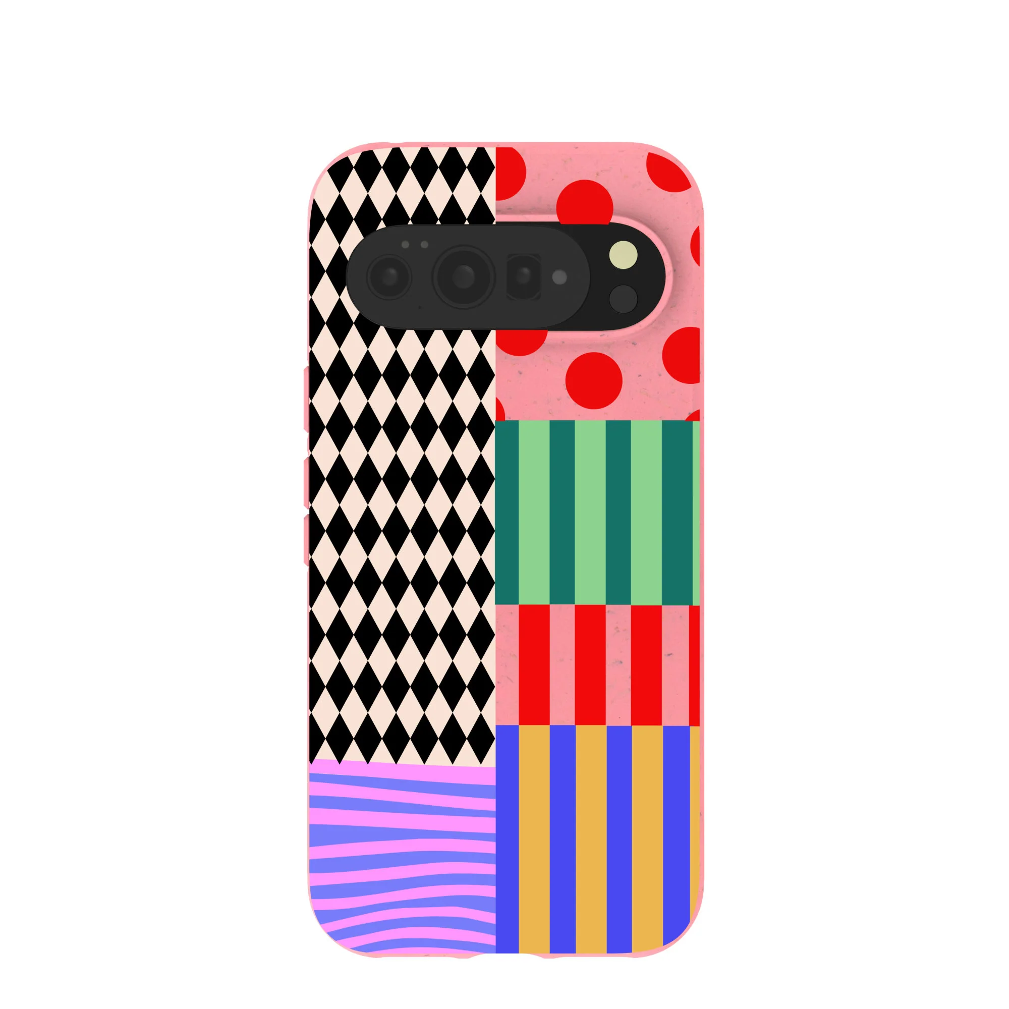 Bubblegum Pink Juggling Colors Google Pixel 10 Pro XL Case
