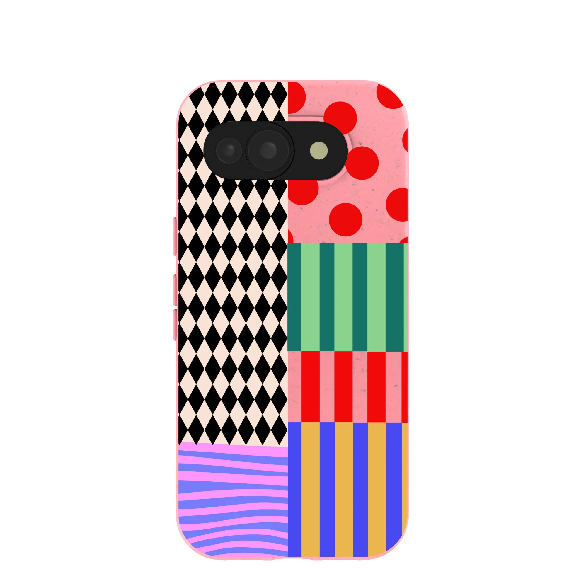 Bubblegum Pink Juggling Colors Google Pixel 10a Case