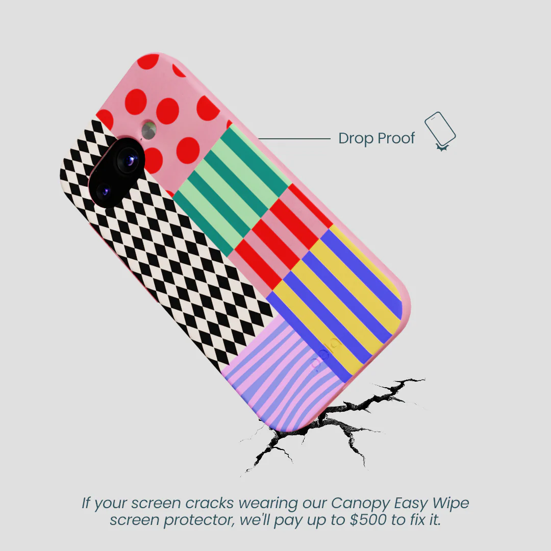 Bubblegum Pink Juggling Colors Google Pixel 9a Case - Image 5