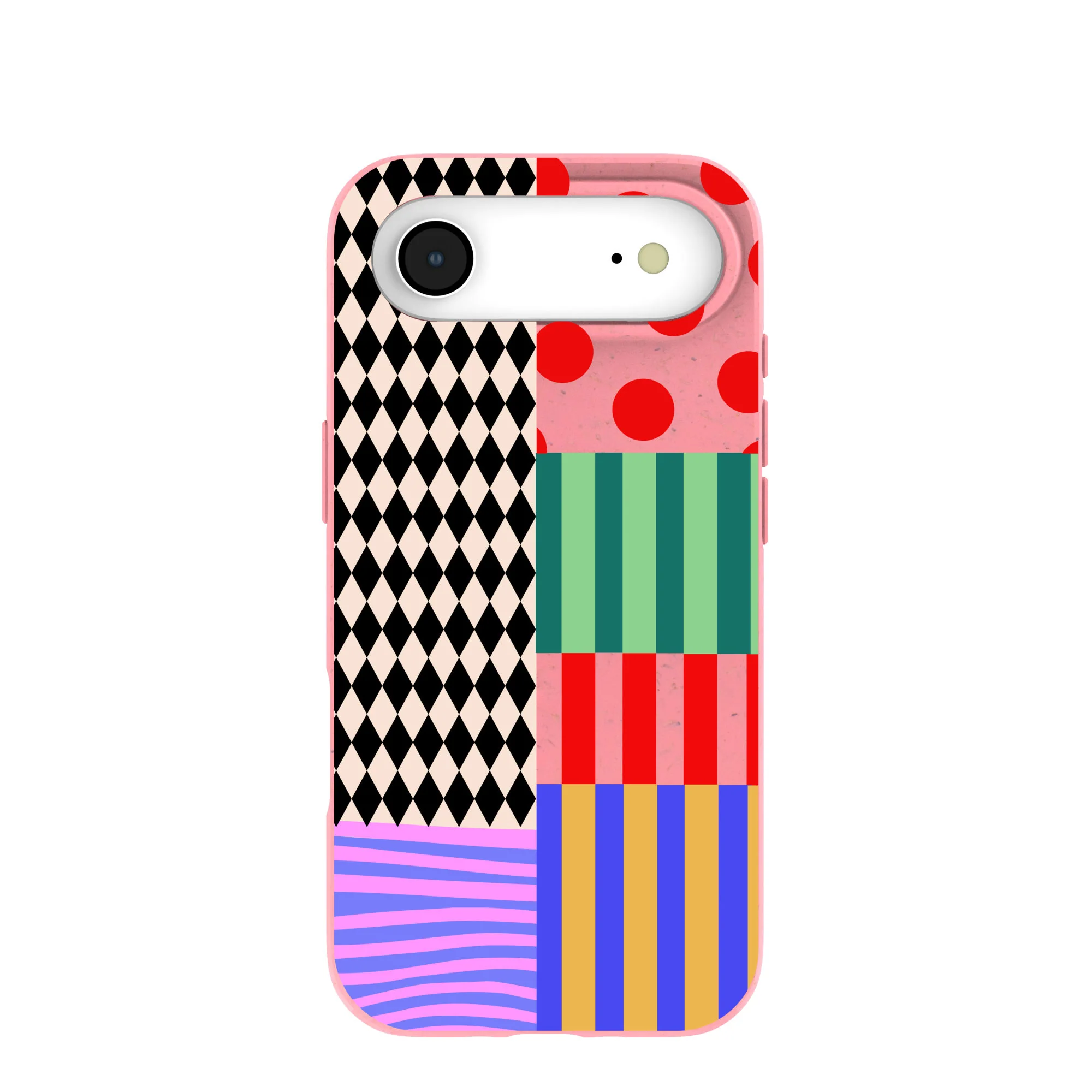 Bubblegum Pink Juggling Colors iPhone Air Case