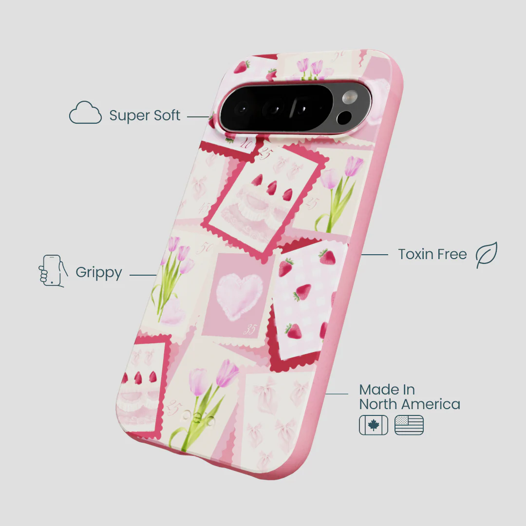 Bubblegum Pink Love Letters Google Pixel 10 Pro XL Case - Image 4