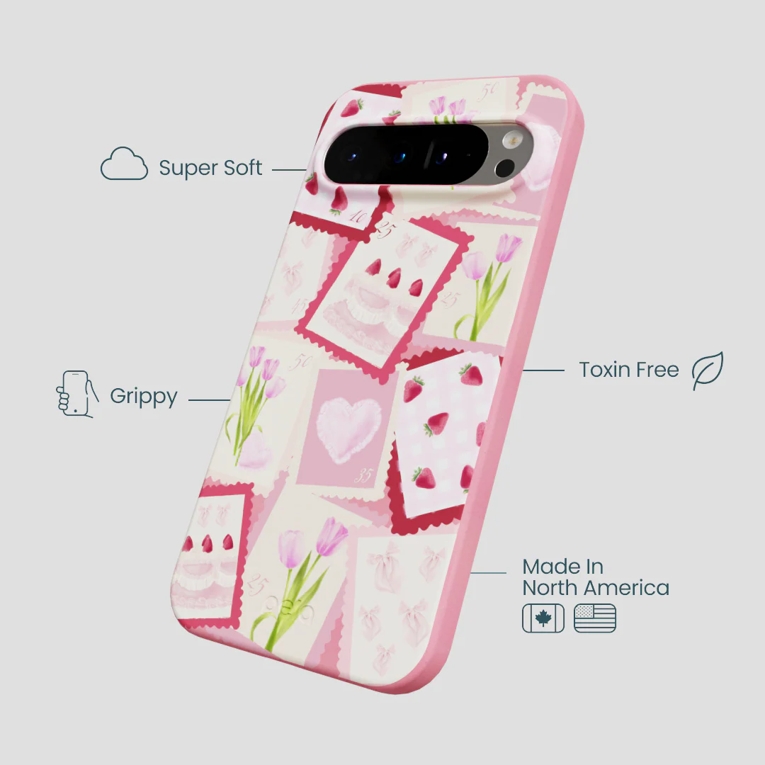 Bubblegum Pink Love Letters Google Pixel 9 Pro XL Case - Image 4