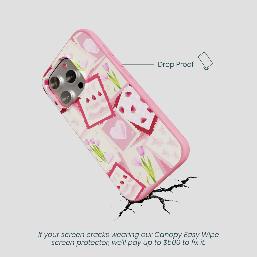 Bubblegum Pink Love Letters iPhone 16 Pro Case - Image 5