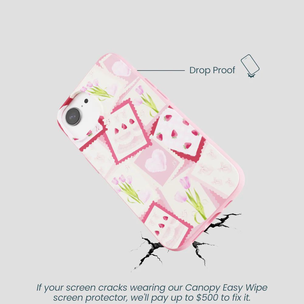 Bubblegum Pink Love Letters iPhone 16e/17e Case - Image 5