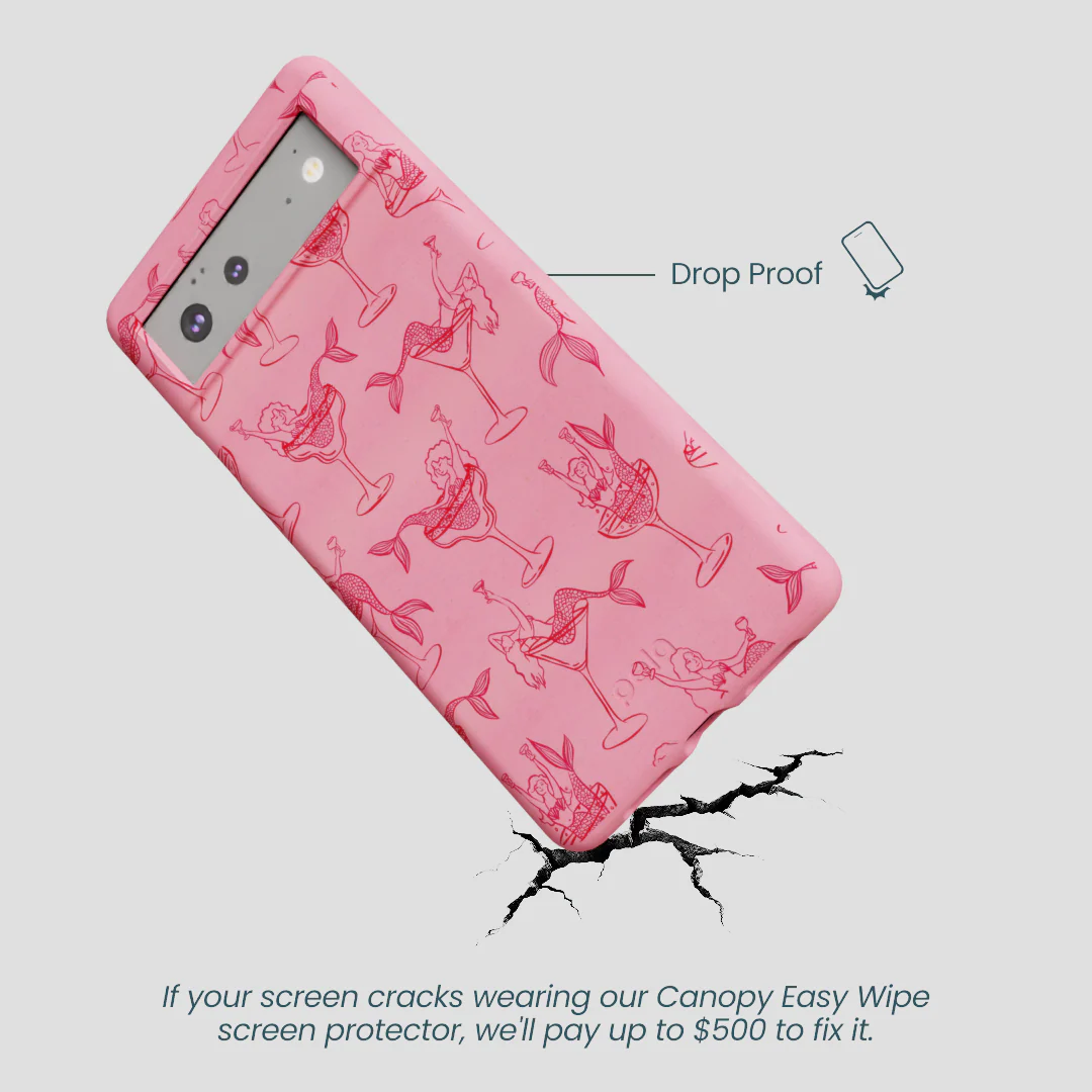 Bubblegum Pink Mermaid Cocktail Google Pixel 6a Case - Image 5