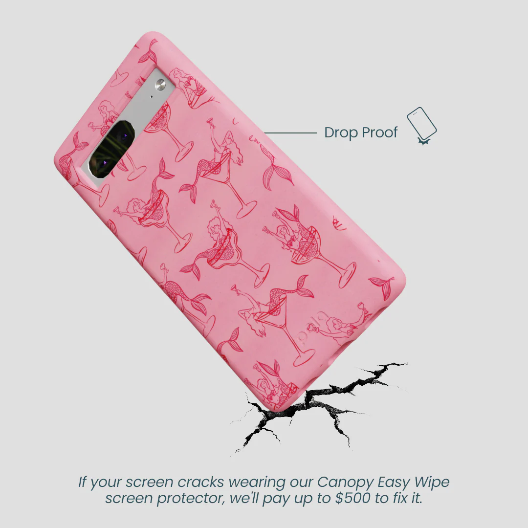 Bubblegum Pink Mermaid Cocktail Google Pixel 7a Case - Image 5