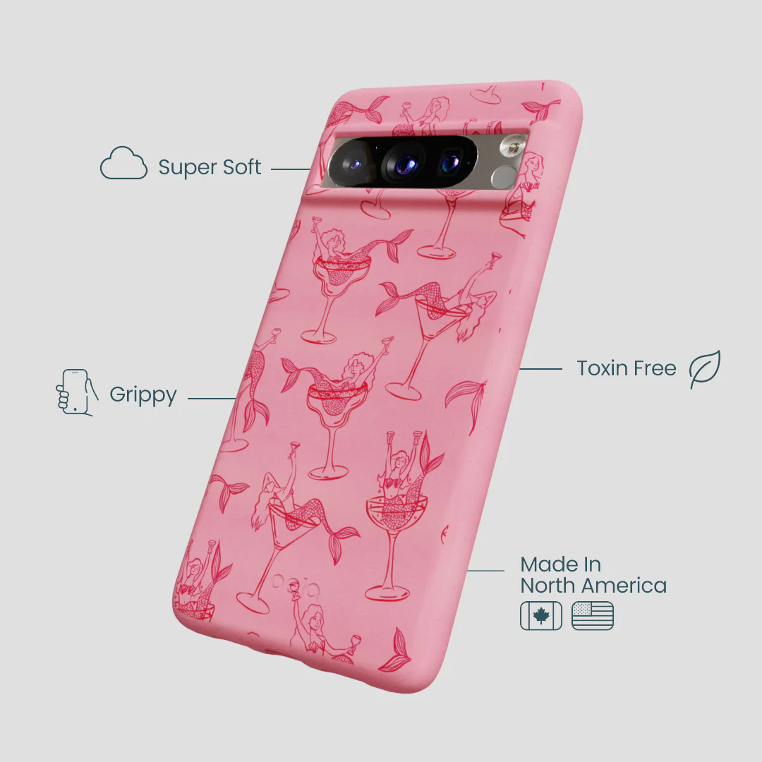 Bubblegum Pink Mermaid Cocktail Google Pixel 8 Pro Case - Image 4