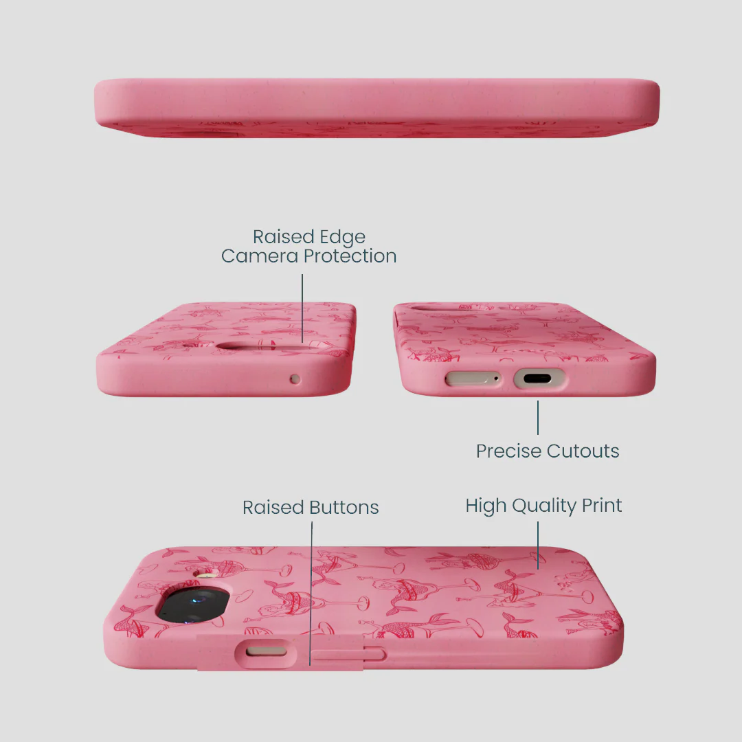 Bubblegum Pink Mermaid Cocktail Google Pixel 9a Case - Image 3