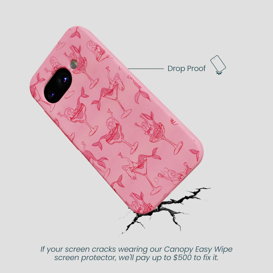 Bubblegum Pink Mermaid Cocktail Google Pixel 9a Case - Image 5