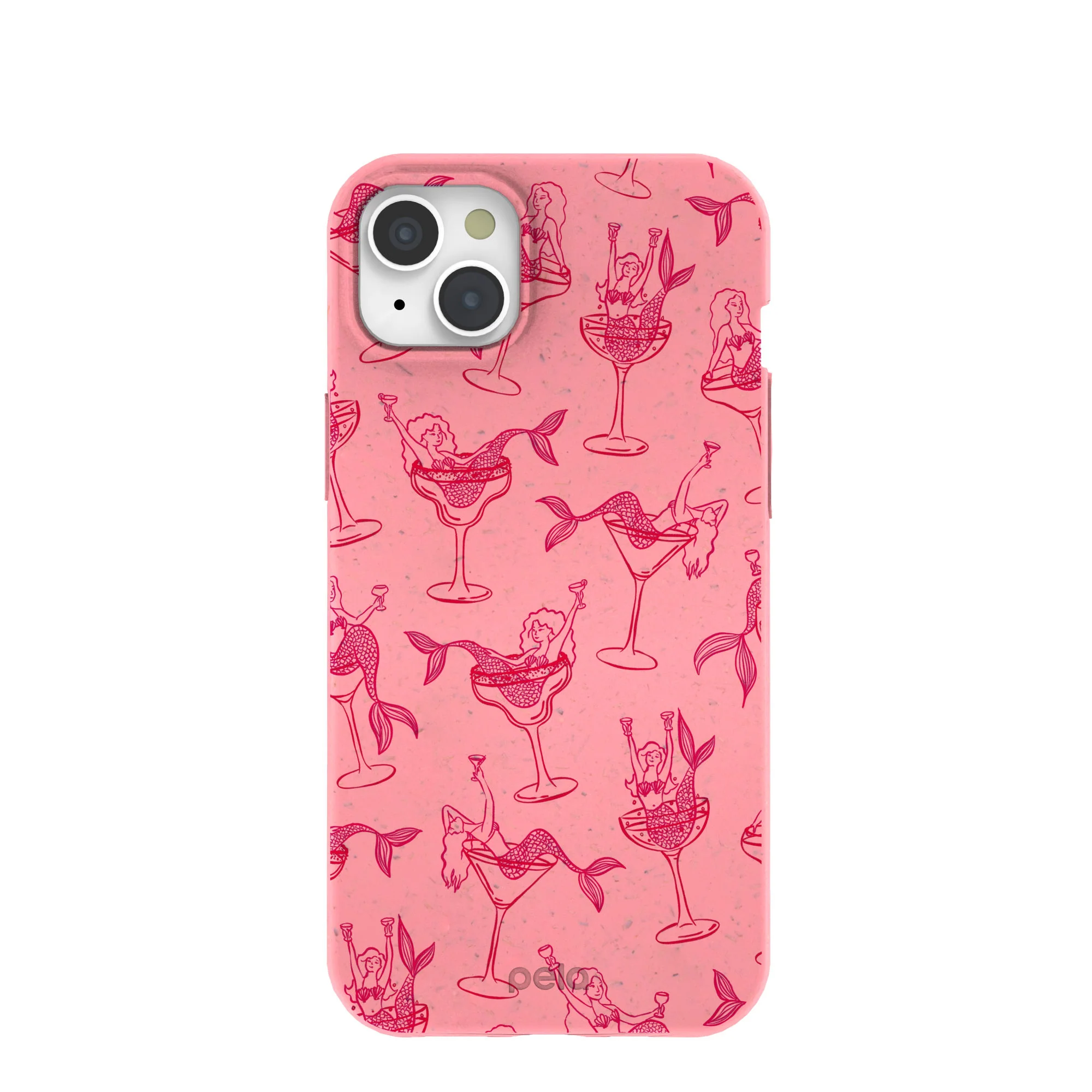 Bubblegum Pink Mermaid Cocktail iPhone 15 Plus Case
