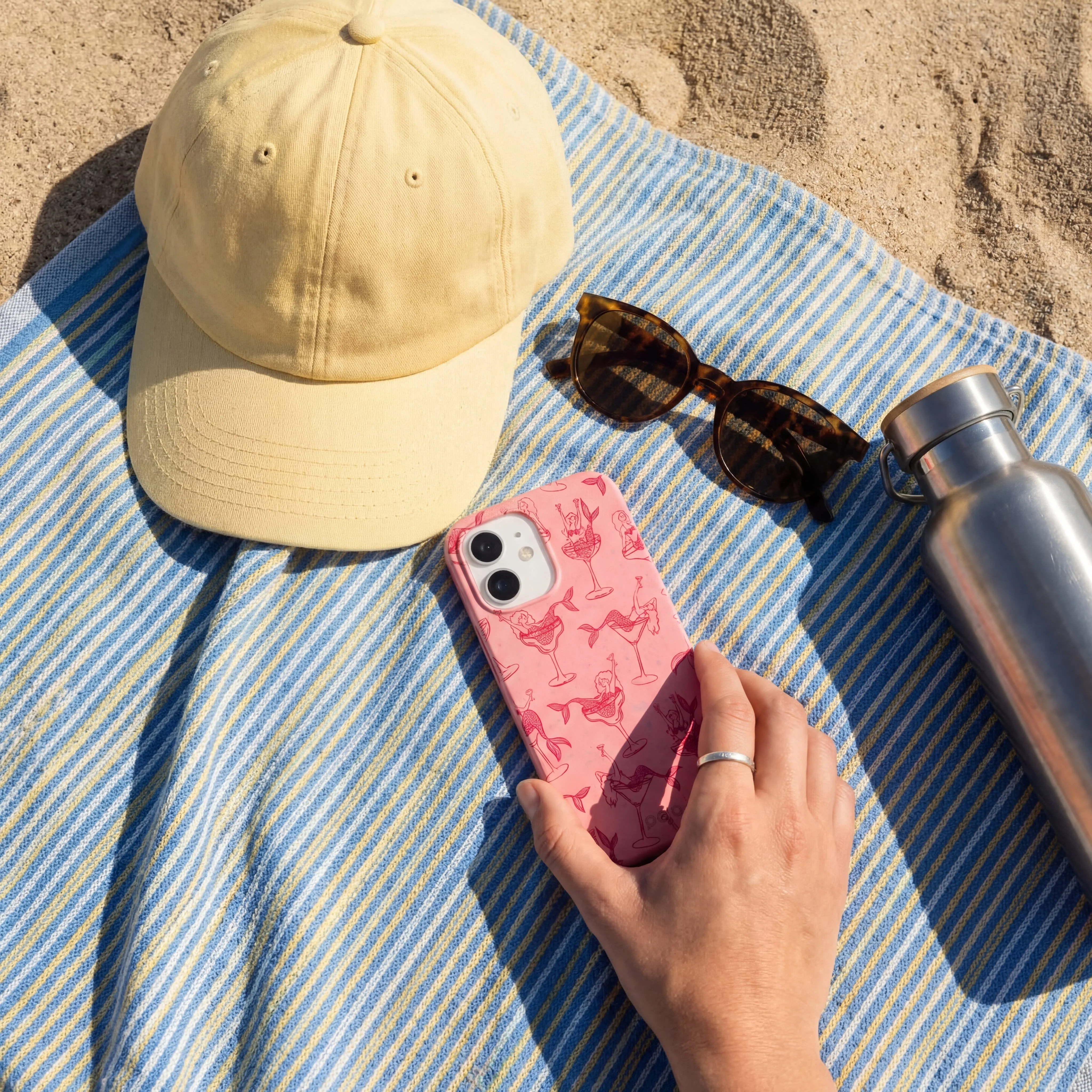 Bubblegum Pink Mermaid Cocktail iPhone 15 Plus Case - Image 2