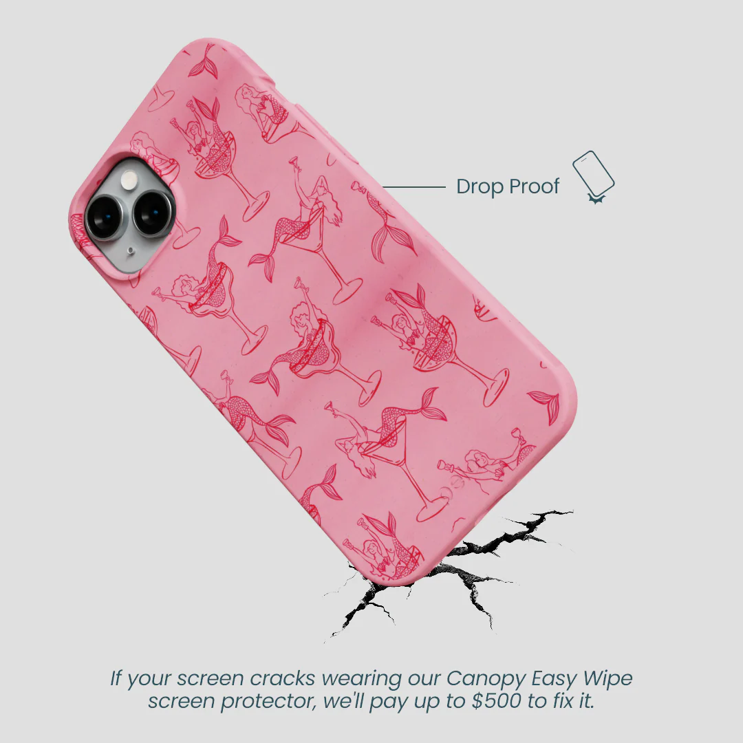 Bubblegum Pink Mermaid Cocktail iPhone 15 Plus Case - Image 5