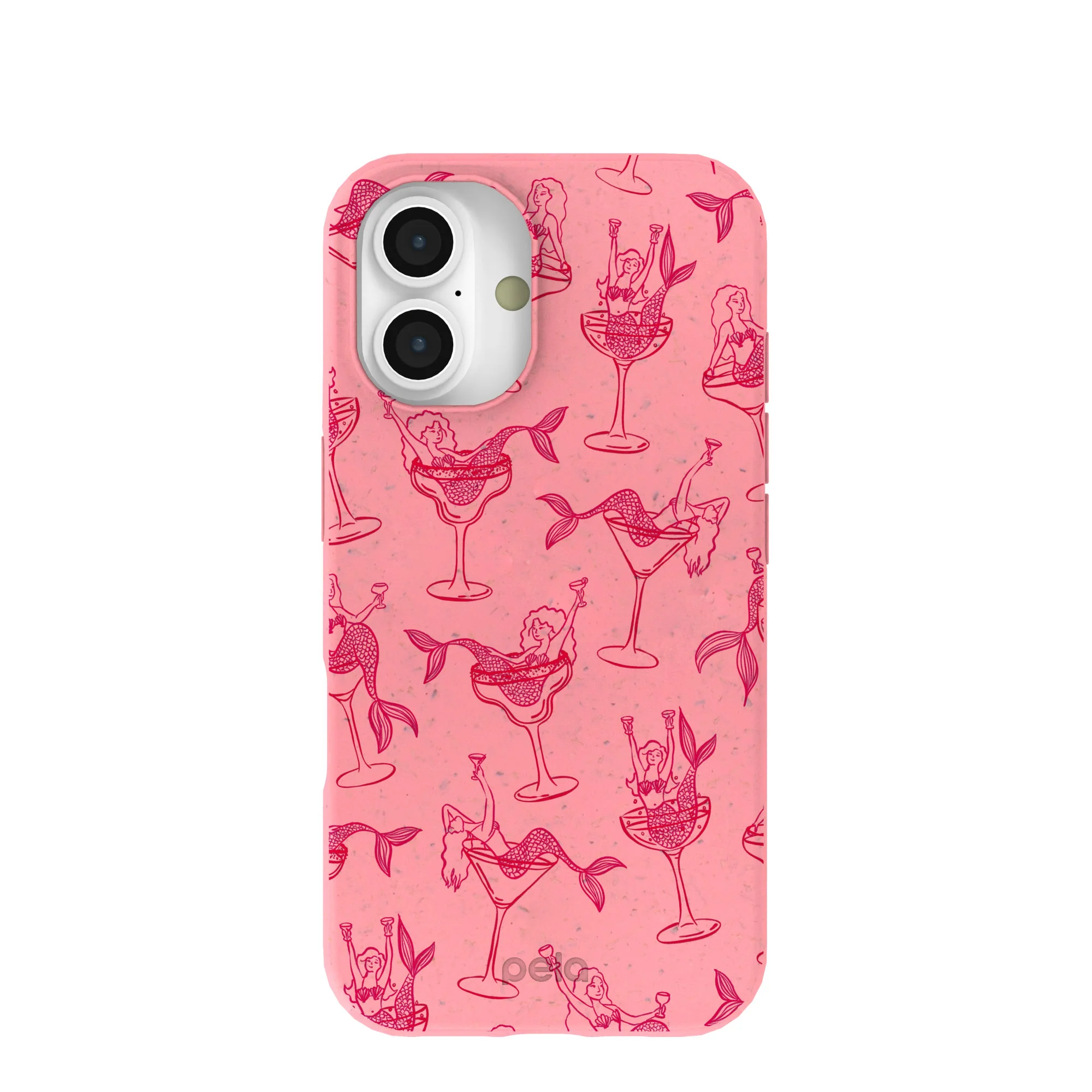 Bubblegum Pink Mermaid Cocktail iPhone 16 Case