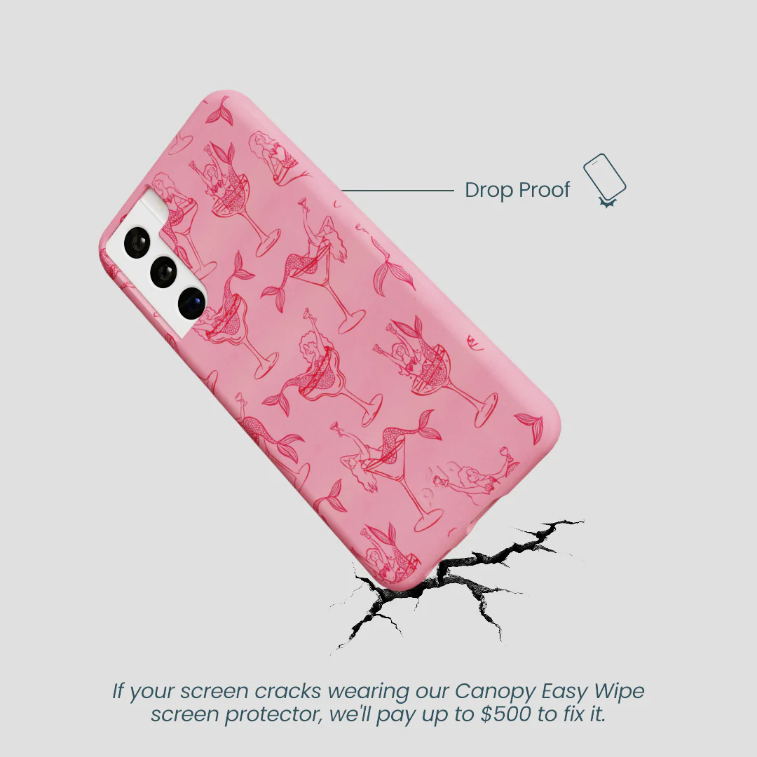 Bubblegum Pink Mermaid Cocktail Samsung Galaxy S21 Case - Image 5