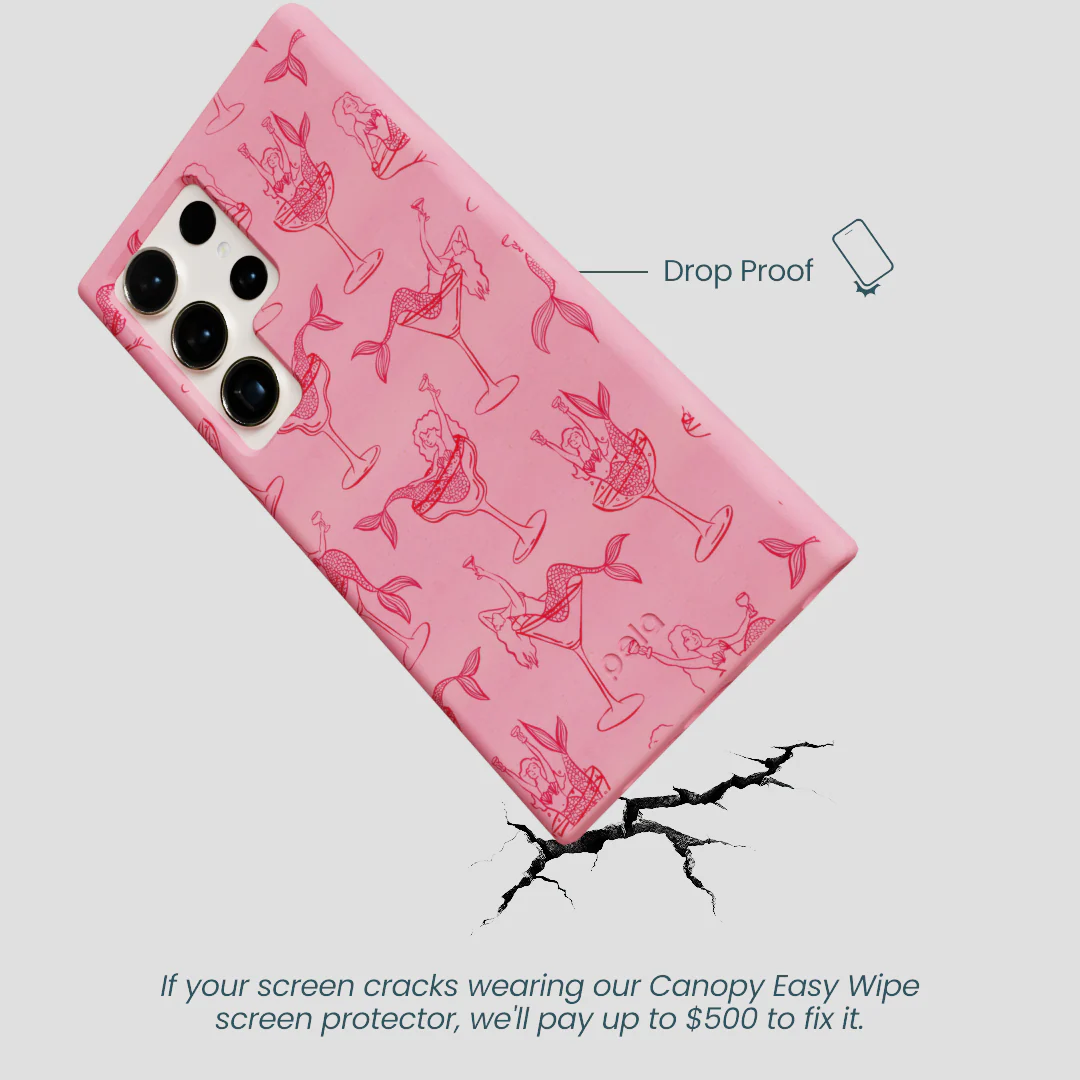 Bubblegum Pink Mermaid Cocktail Samsung Galaxy S24 Ultra Case - Image 5