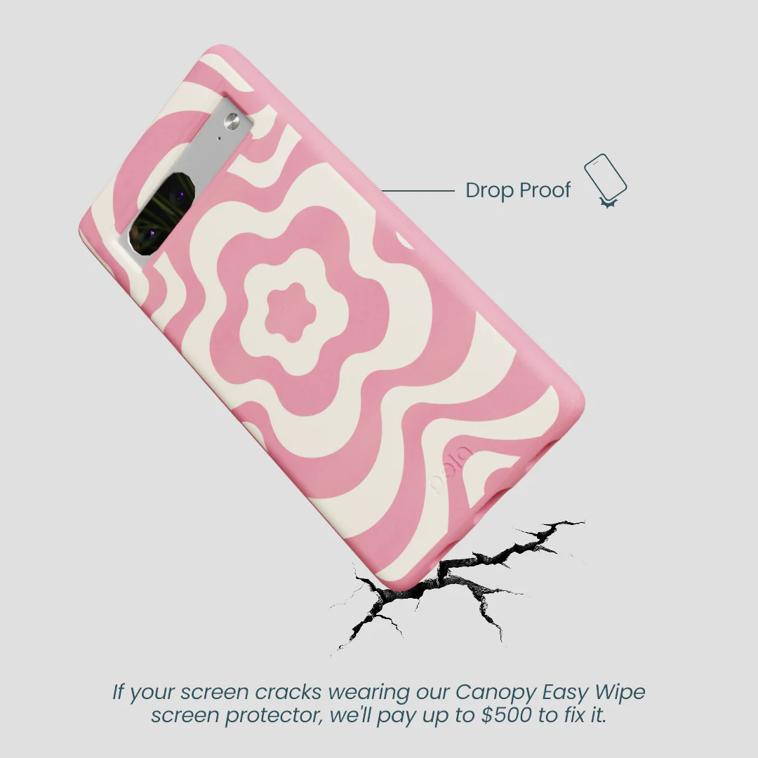 Bubblegum Pink Morning Flower Google Pixel 7 Case - Image 5