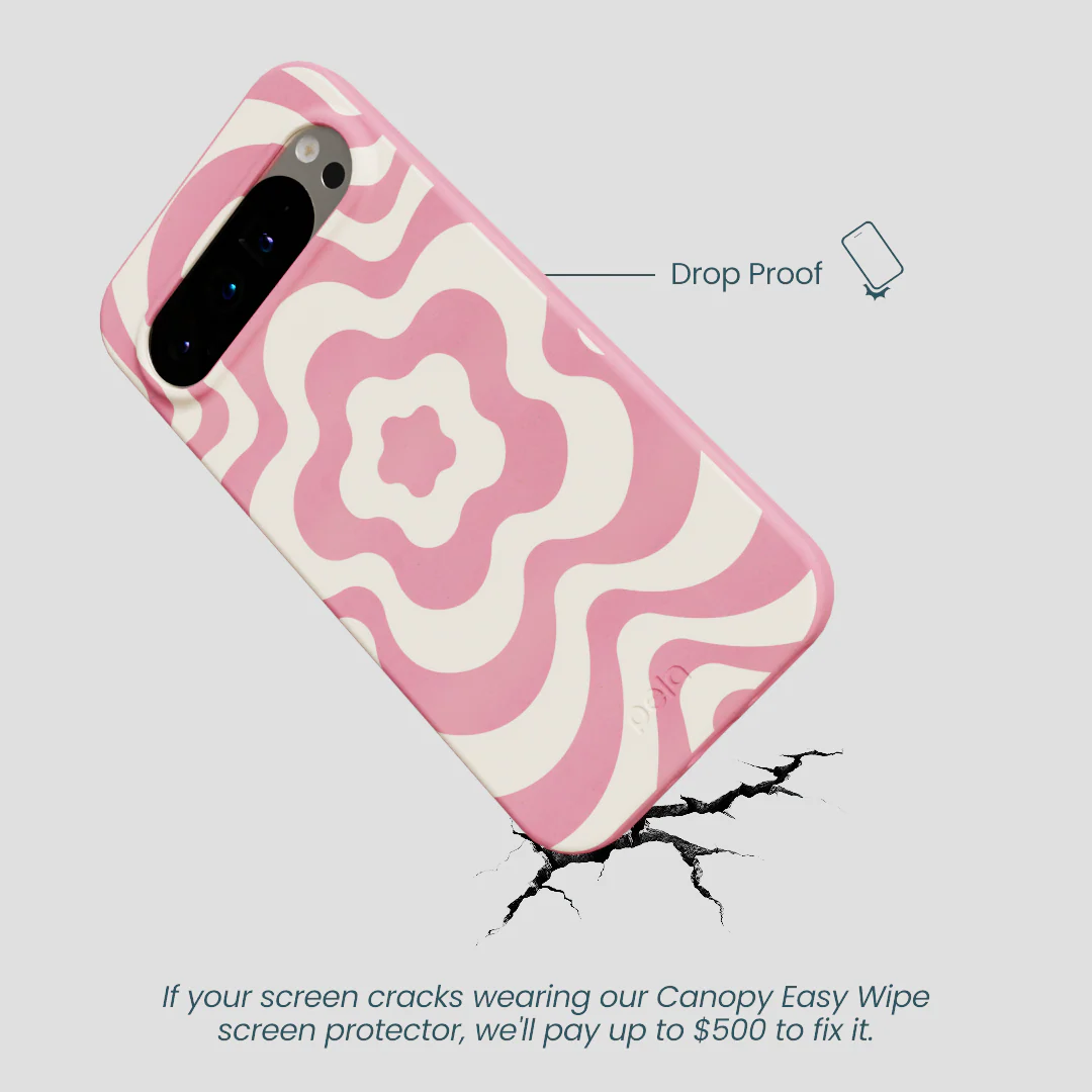 Bubblegum Pink Morning Flower Google Pixel 9 Pro XL Case - Image 4