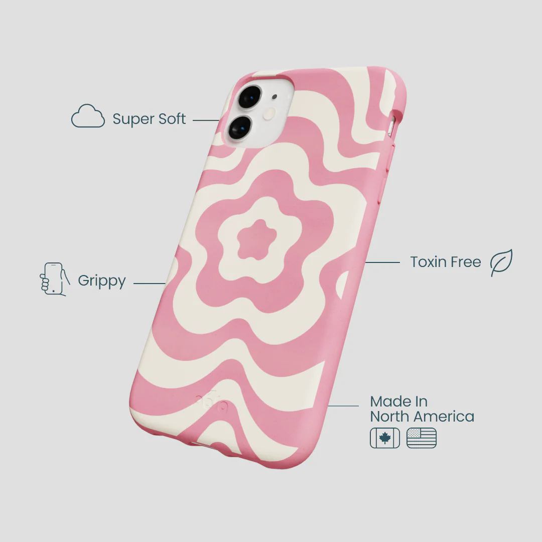 Bubblegum Pink Morning Flower iPhone 11 Case - Image 4