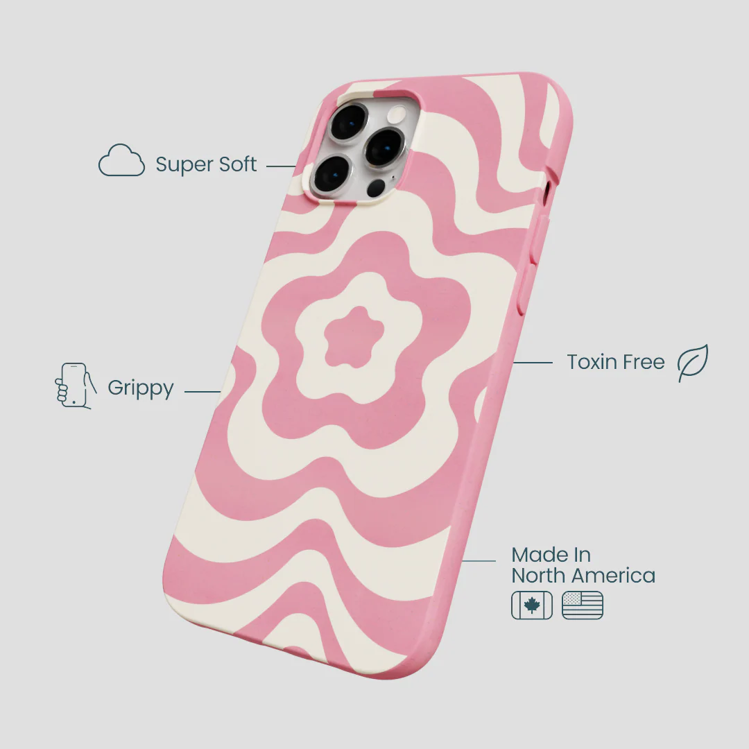 Bubblegum Pink Morning Flower iPhone 12 Pro Max Case - Image 3