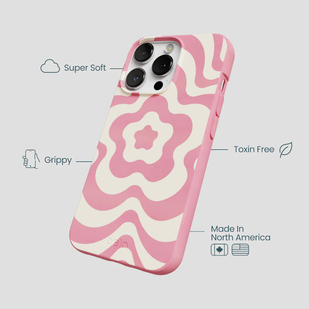 Bubblegum Pink Morning Flower iPhone 13 Pro Max Case - Image 4