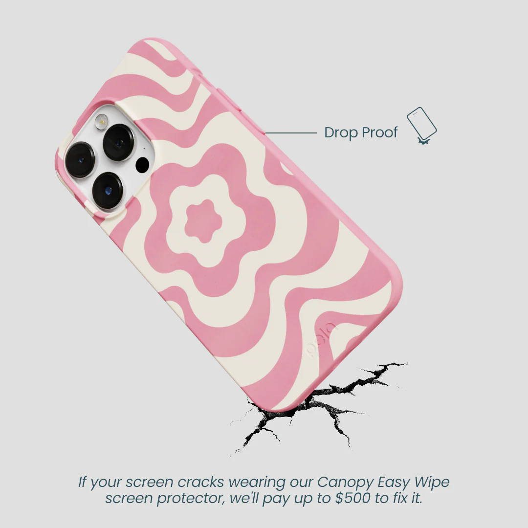 Bubblegum Pink Morning Flower iPhone 13 Pro Max Case - Image 5
