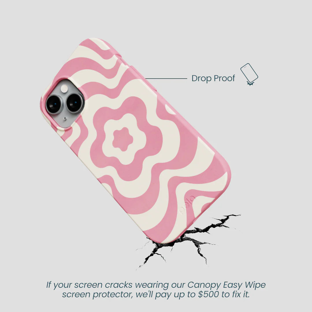 Bubblegum Pink Morning Flower iPhone 14 Case - Image 5
