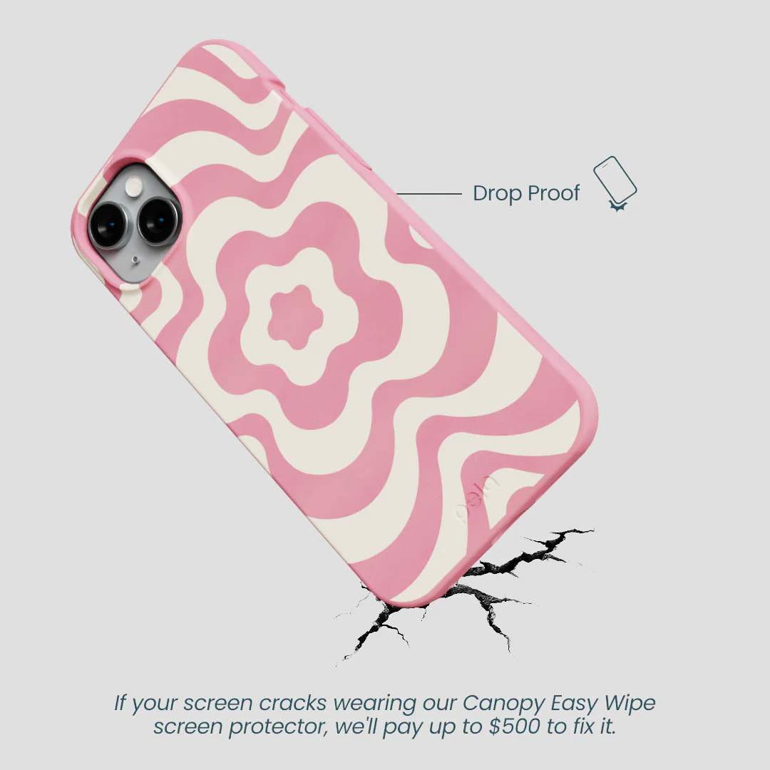 Bubblegum Pink Morning Flower iPhone 15 Plus Case - Image 5