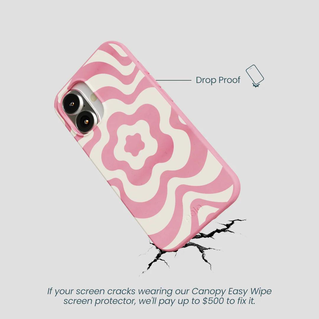 Bubblegum Pink Morning Flower iPhone 16 Case - Image 4
