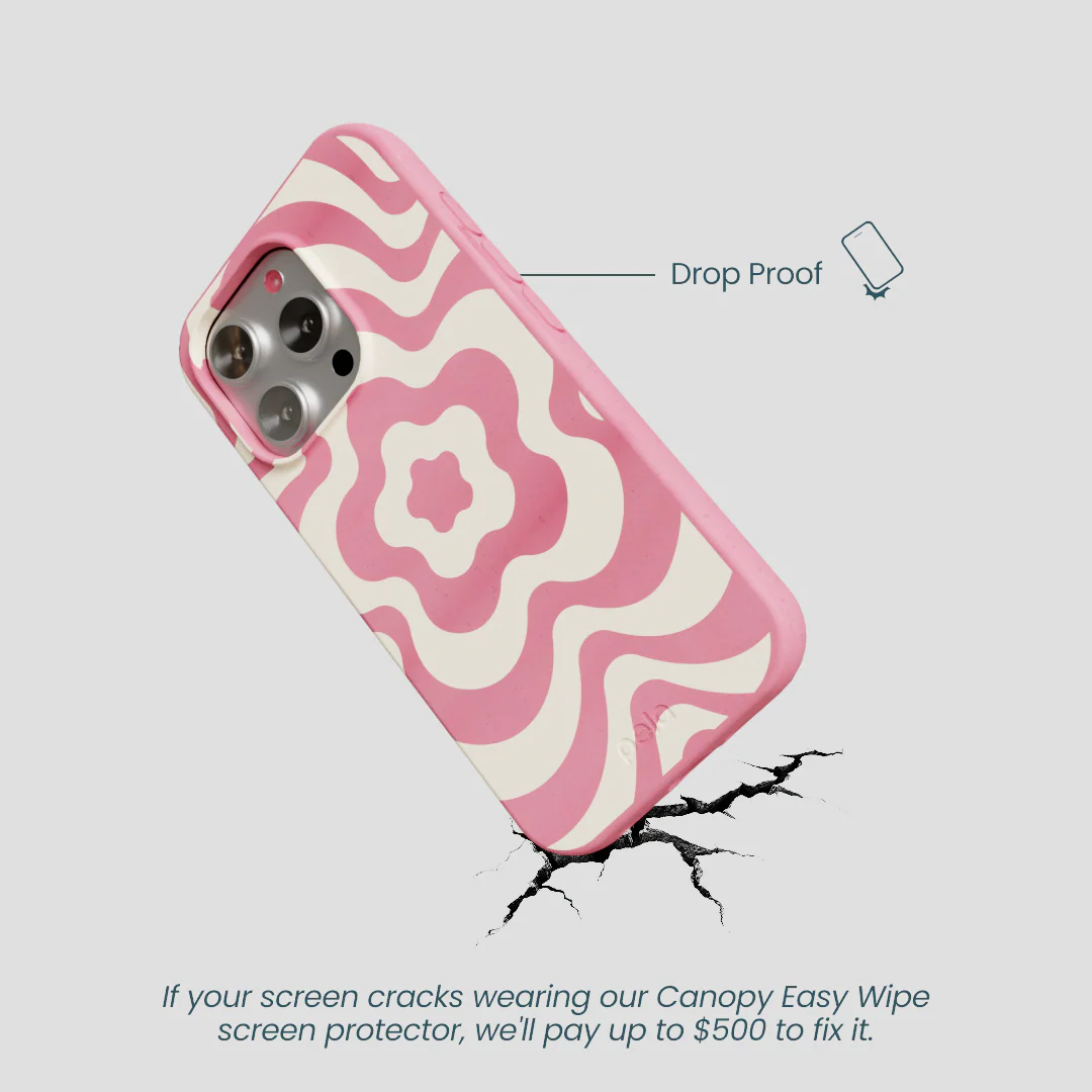 Bubblegum Pink Morning Flower iPhone 16 Pro Case - Image 4