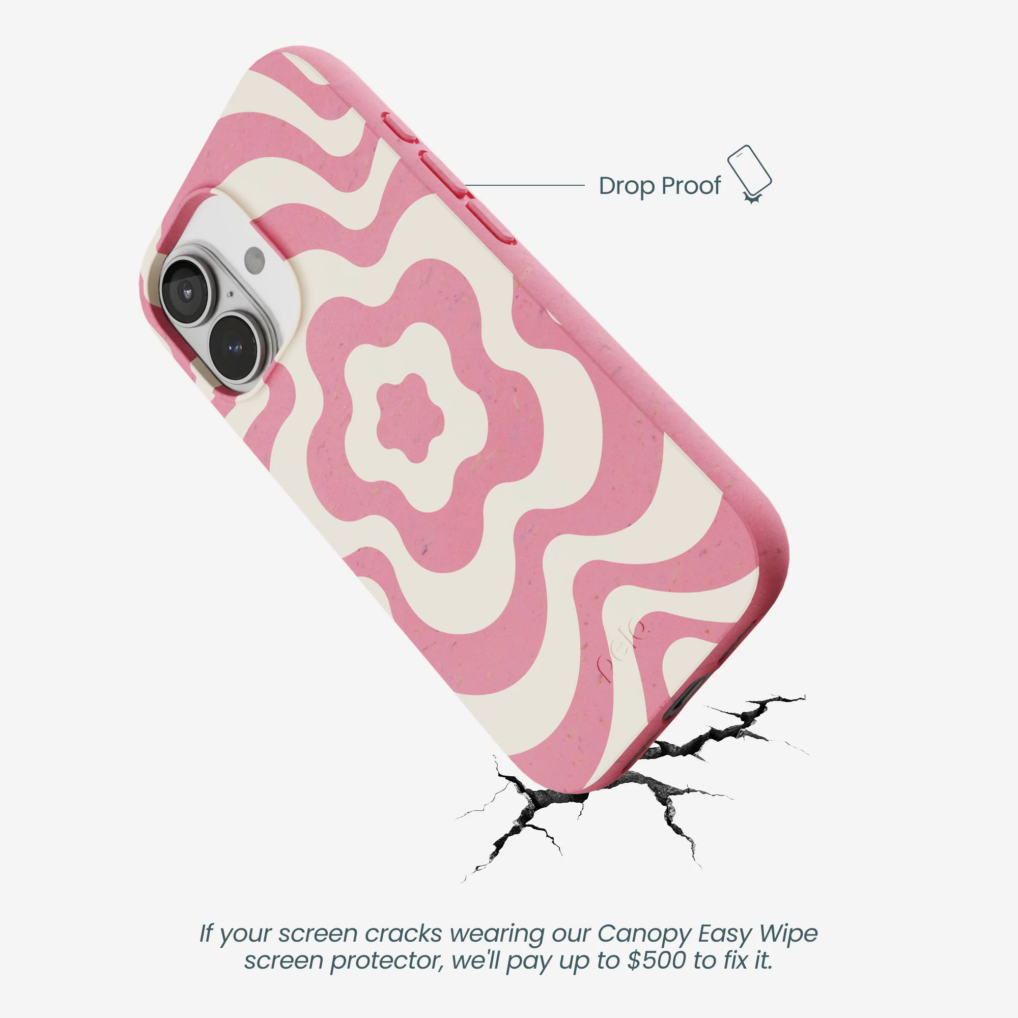 Bubblegum Pink Morning Flower iPhone 17 Case - Image 4