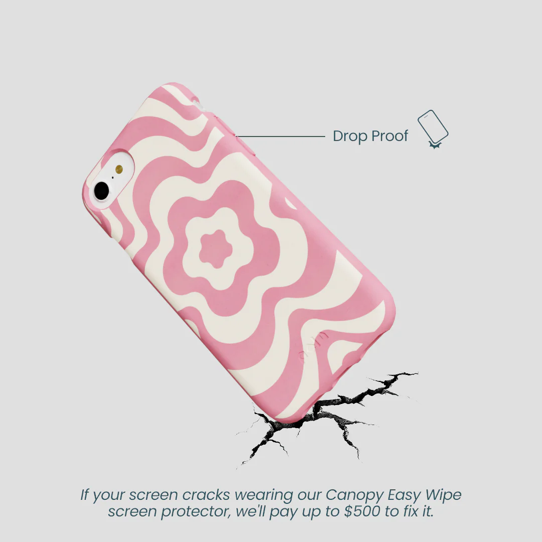 Bubblegum Pink Morning Flower iPhone 6/6s/7/8/SE Case - Image 5